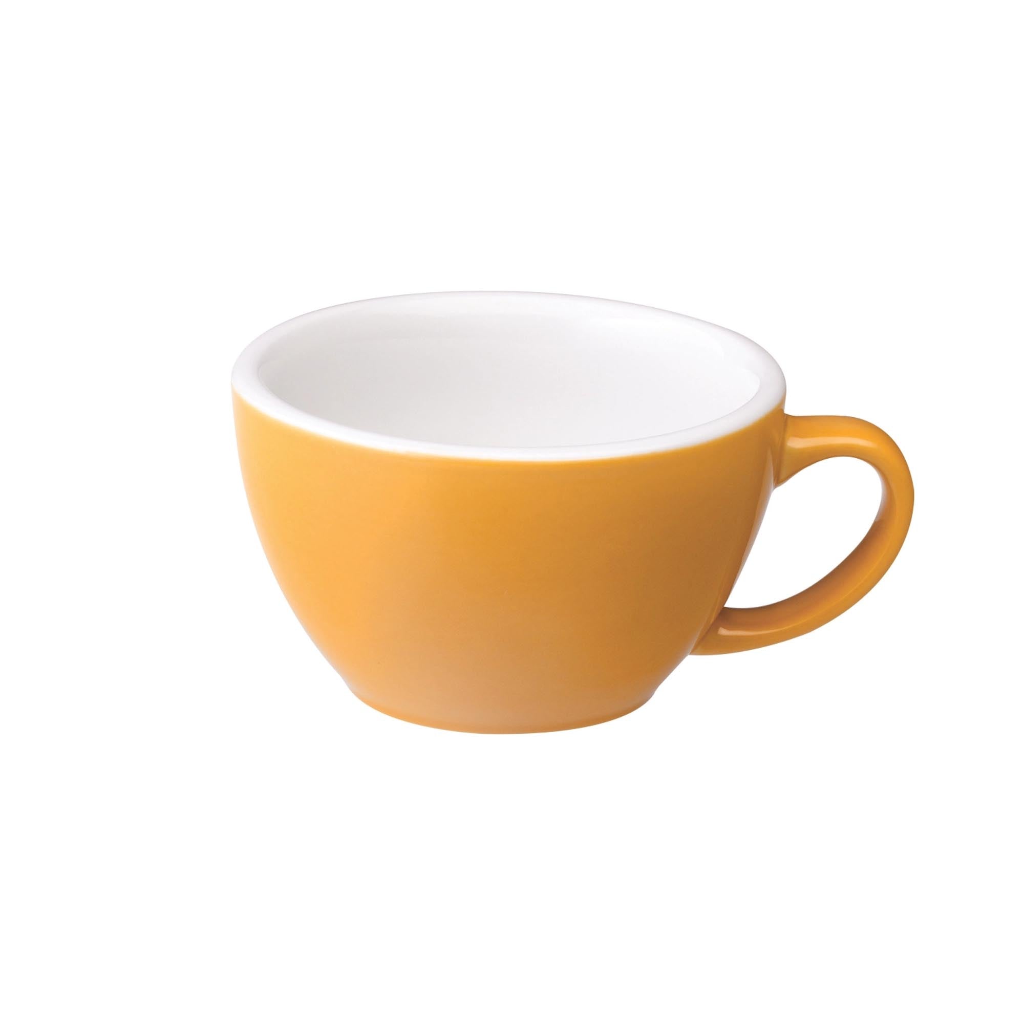 Egg Café Latte Tasse 300ml in Gelb präsentiert im Onlineshop von KAQTU Design AG. Kaffeetassen ist von Loveramics