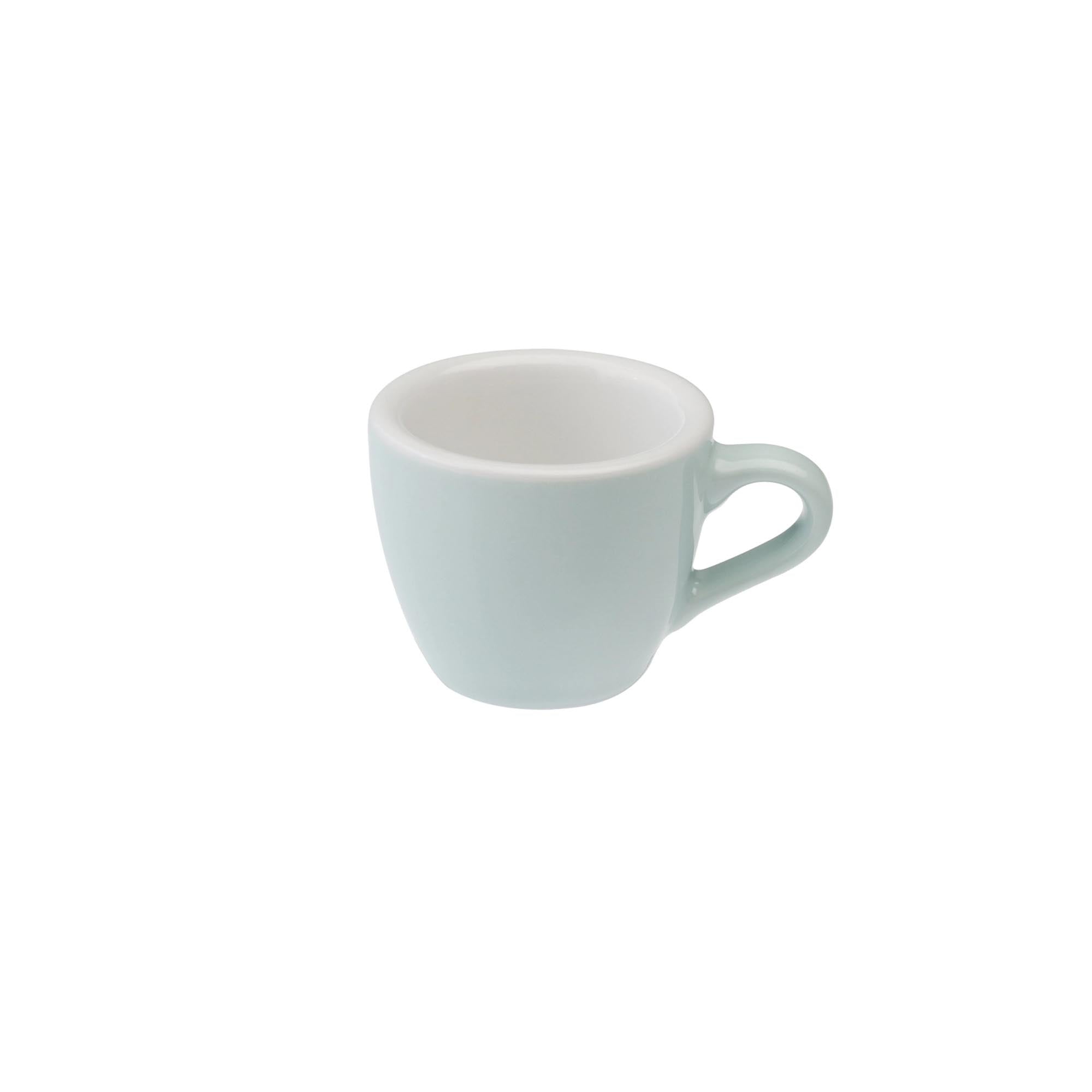 Egg Espresso Tasse 80ml in Bachblau präsentiert im Onlineshop von KAQTU Design AG. Espressotassen ist von Loveramics