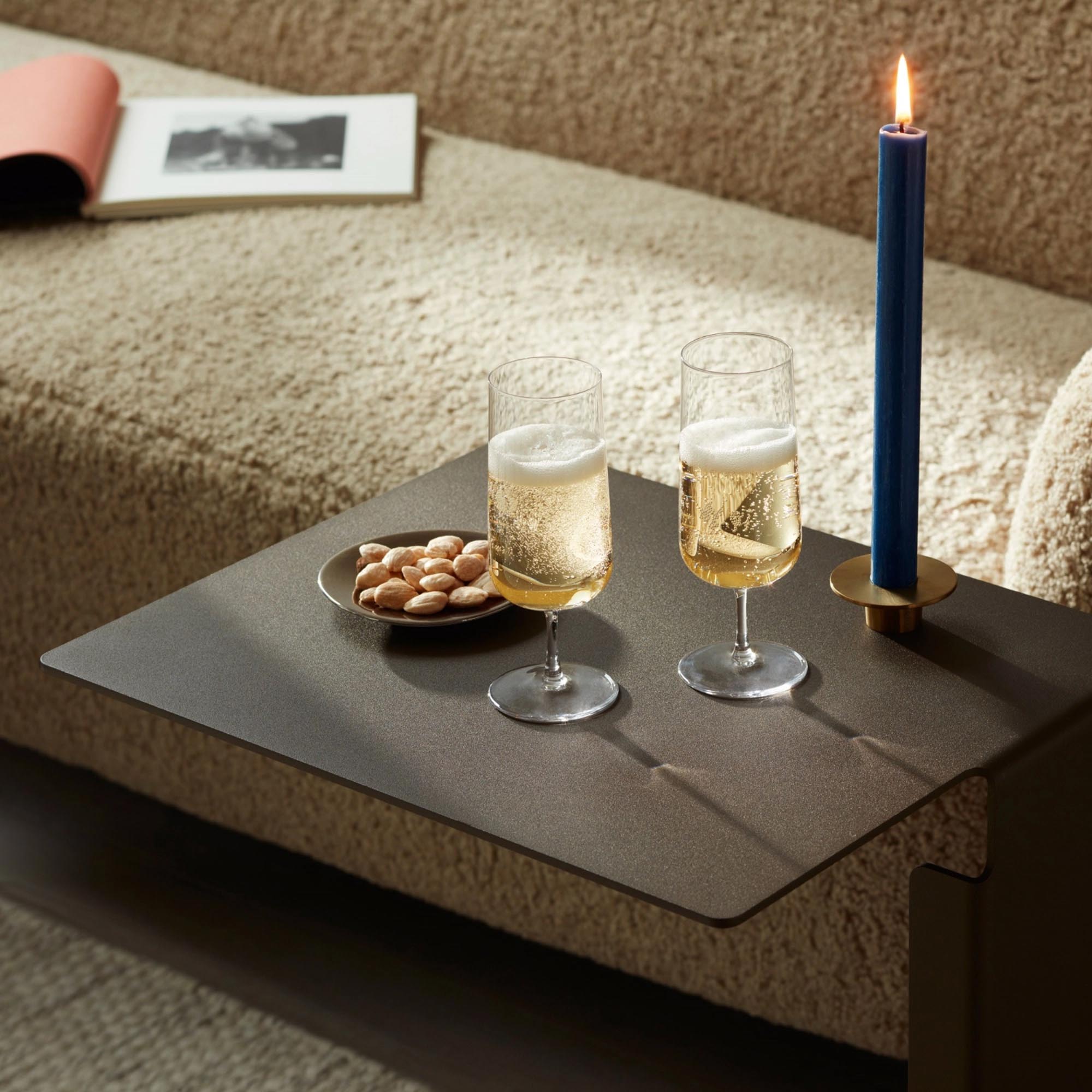 Elegante LSA Arc Sektkelche 240ml, ideal für festliche Anlässe.