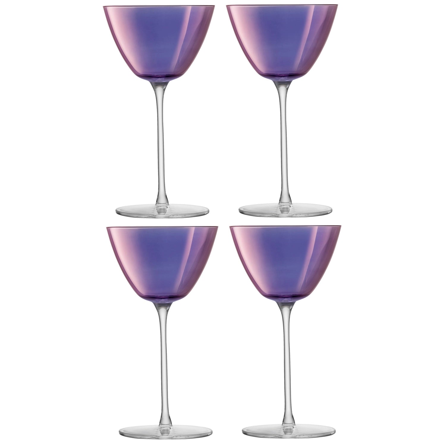 4 Set Aurora Martini Glas 195ml