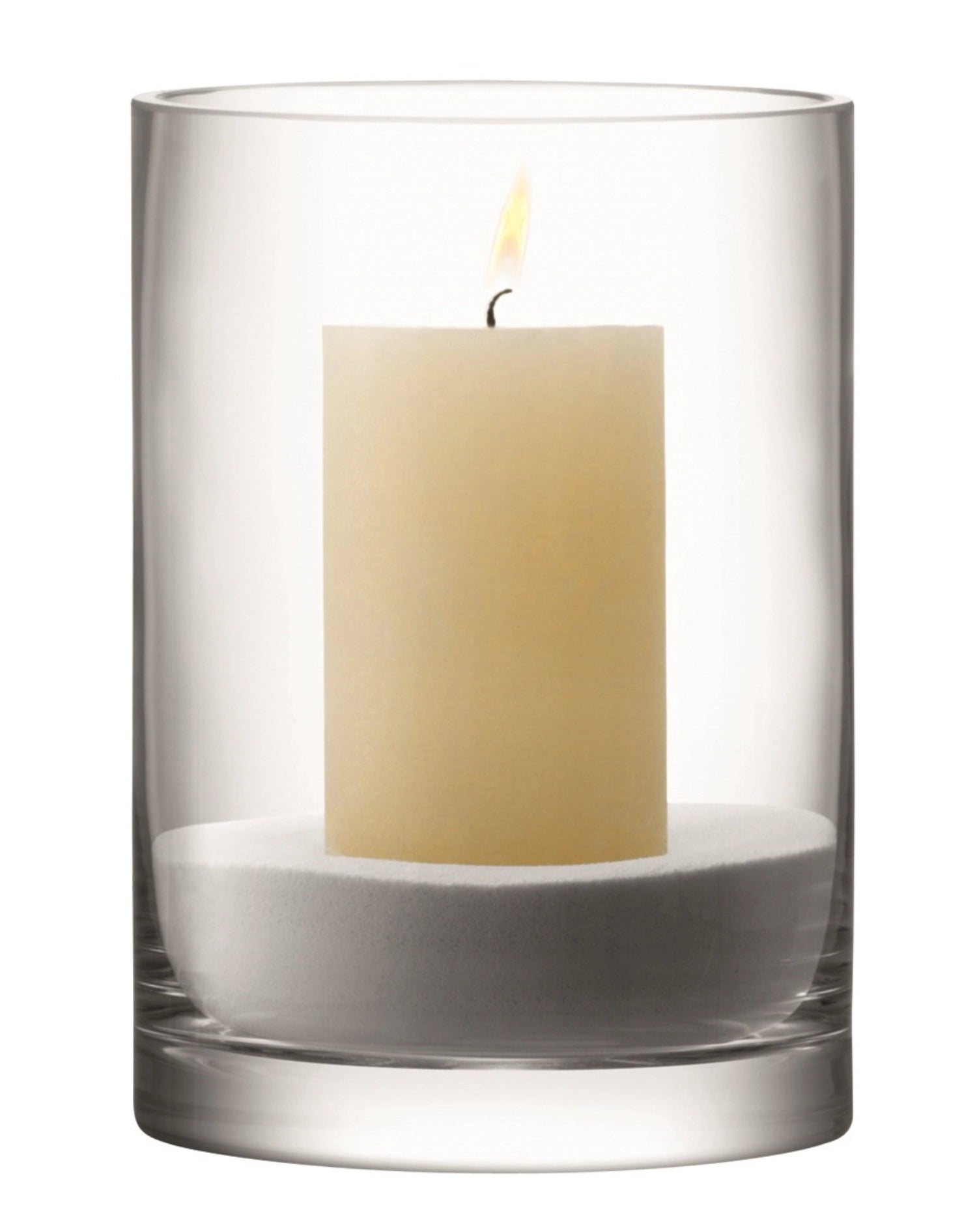 Cougeoir en vase de colonne H24 X Ø17cm - Clear