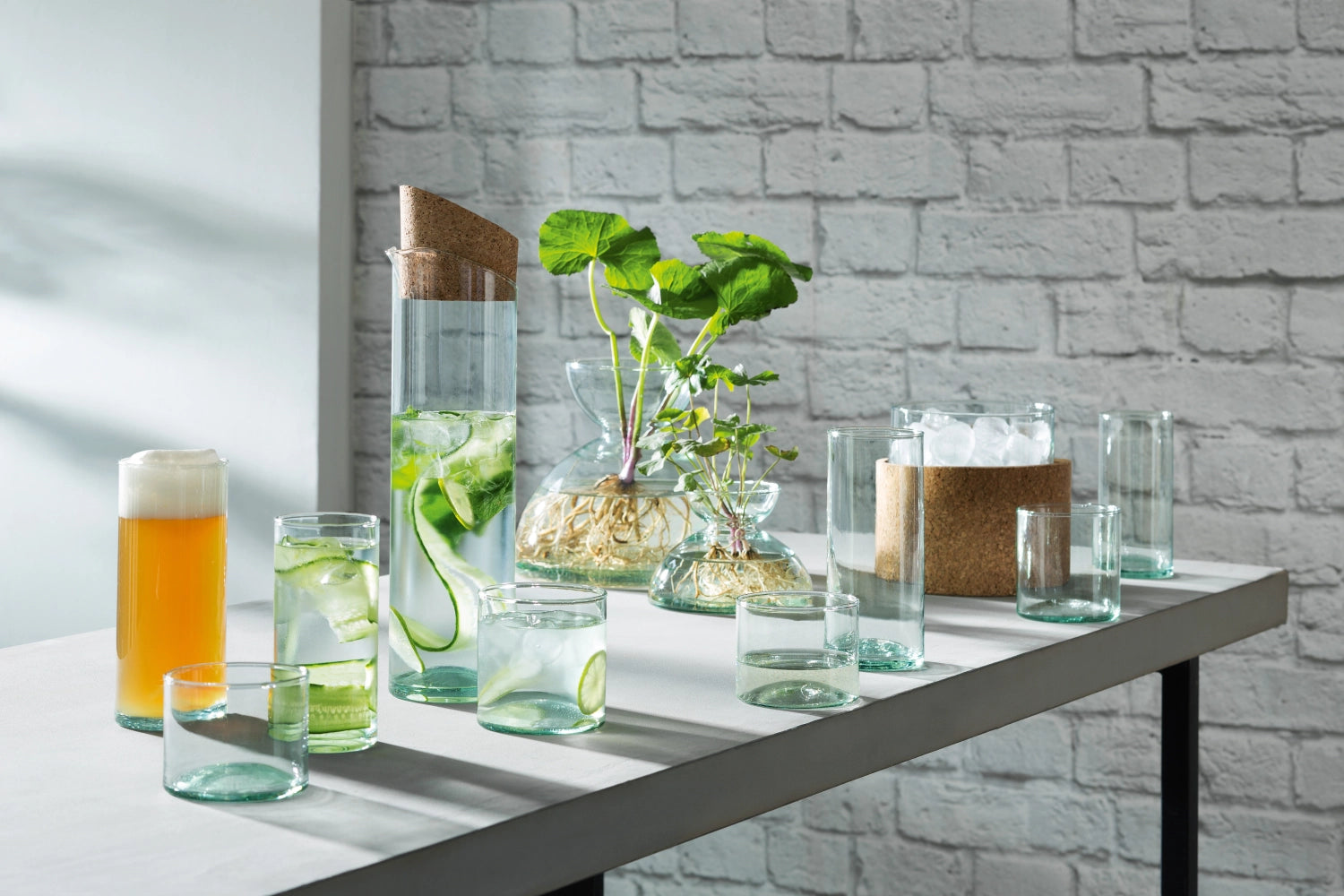 4 plats de verre de canopée de la canopée 350 ml