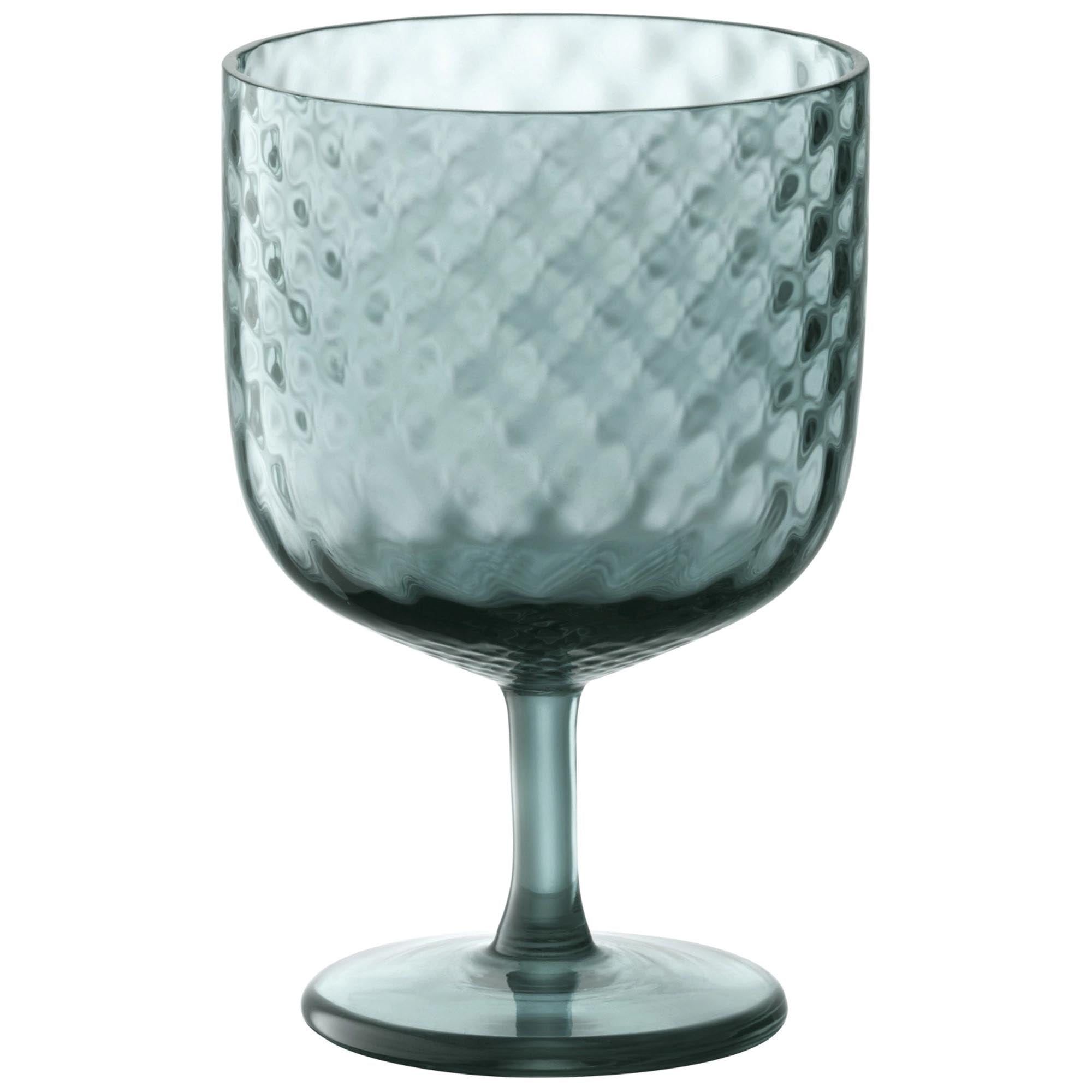 Elegante Dapple Weingläser in sanftem Water Blue, 325ml, handgefertigt für besondere Anlässe und tägliche Genussmomente.