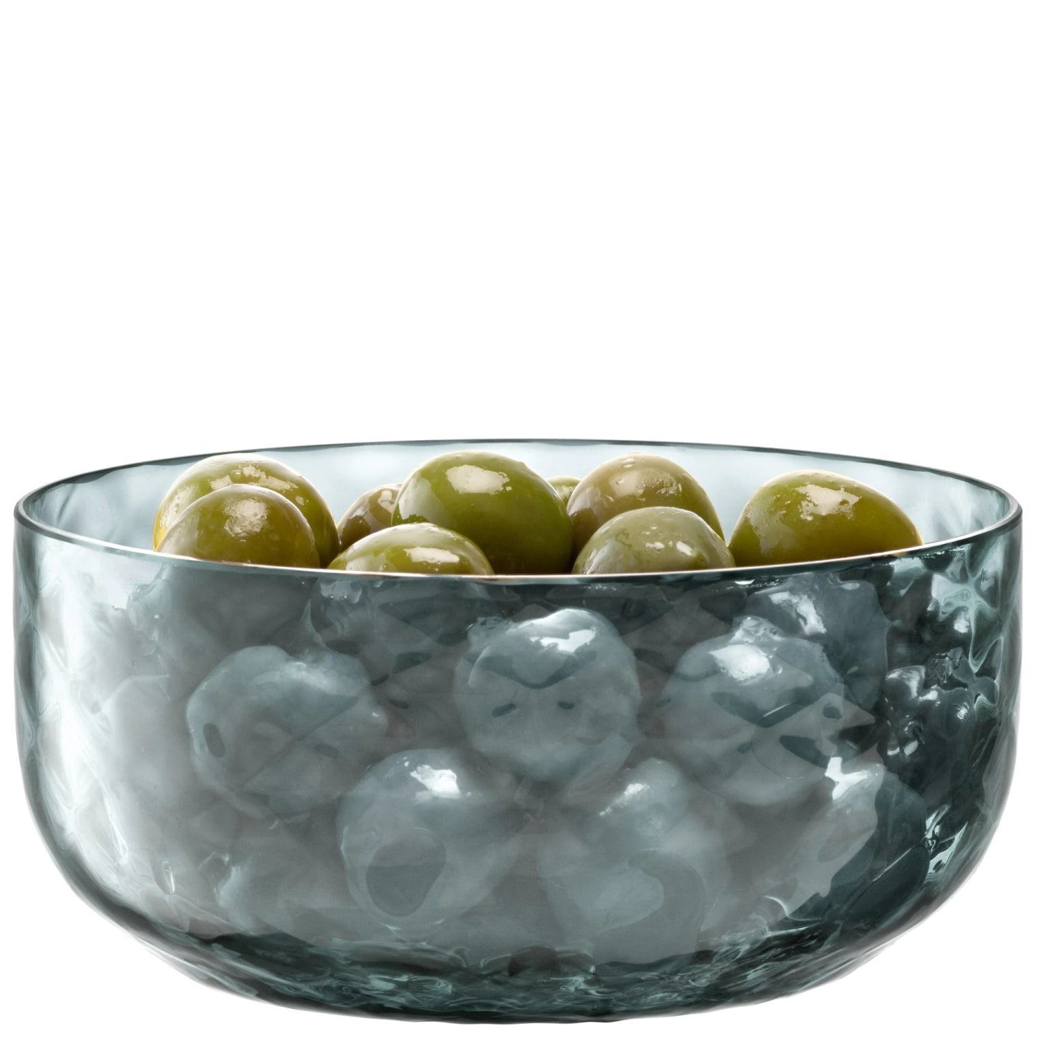 Entdecken Sie die Dapple Schale 12cm Water Blue von LSA – ein handgefertigtes Glasunikat, das Eleganz und Stil auf jeden Tisch bringt.