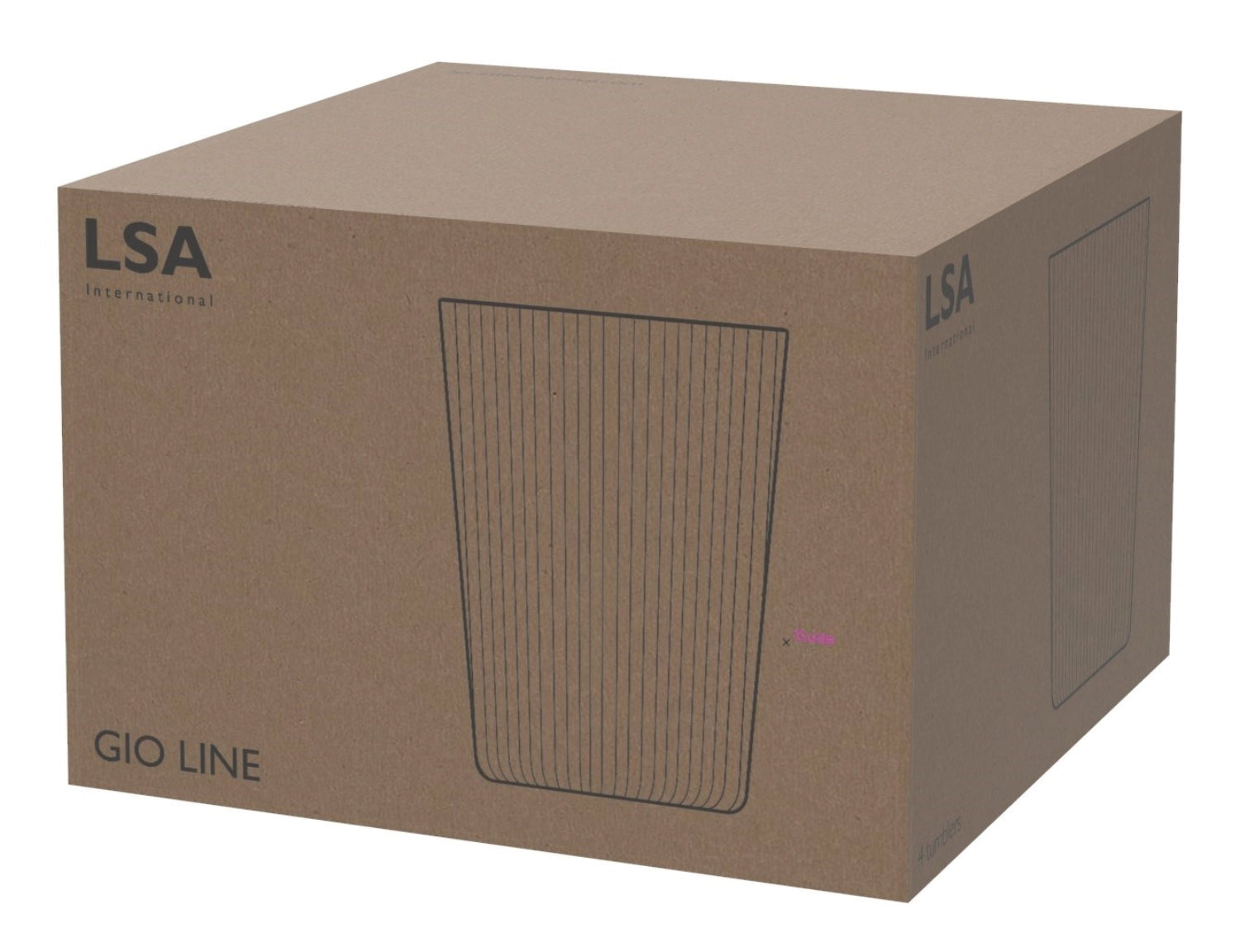 4 Set Gio Line Becher 560ml