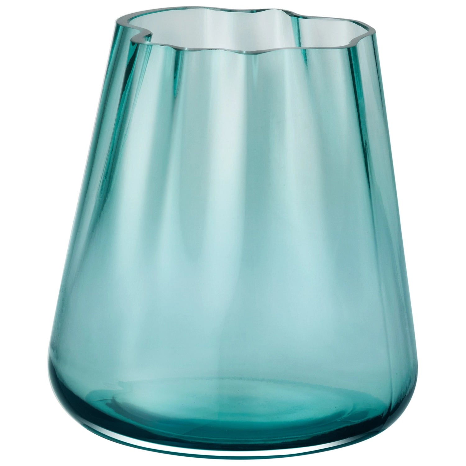 Lagoon vase/lantern H18.5cm - sea green