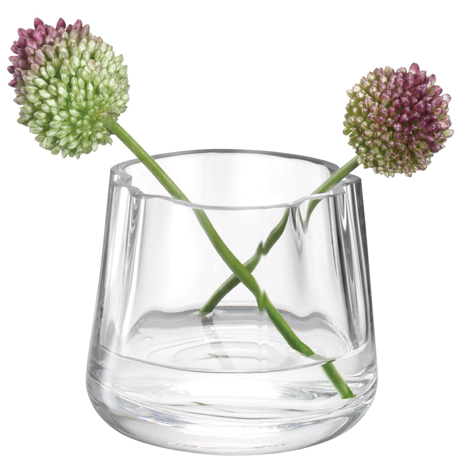 Lagoon Teelichthalter/Vase H8cm klar in Transparent präsentiert im Onlineshop von KAQTU Design AG. Teelichthalter ist von LSA