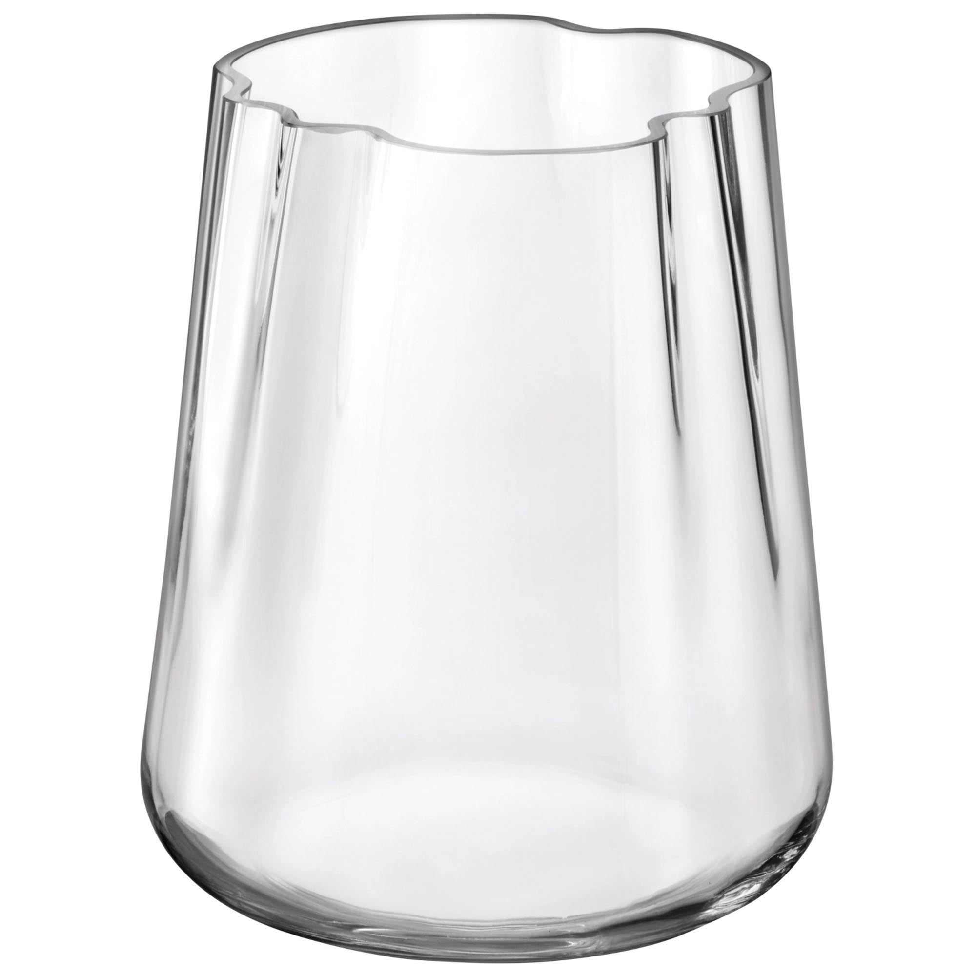 LSA Lagoon Vase/Laterne 24cm: Zeitloses Design in klarem Glas.