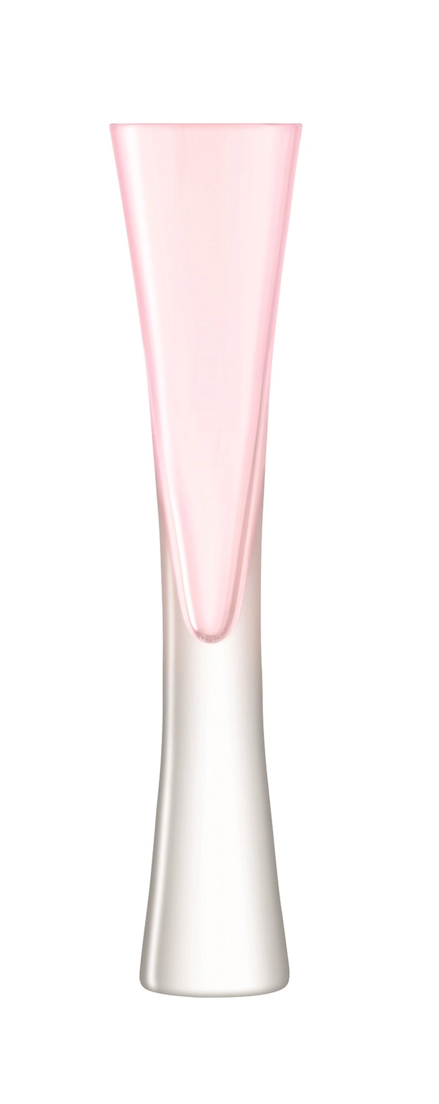 Elegantes 2er Set Moya Sektflöten (170ml) in zartem Hellrosa von LSA, ideal für Champagner und festliche Anlässe, vereint Ästhetik und Genuss.