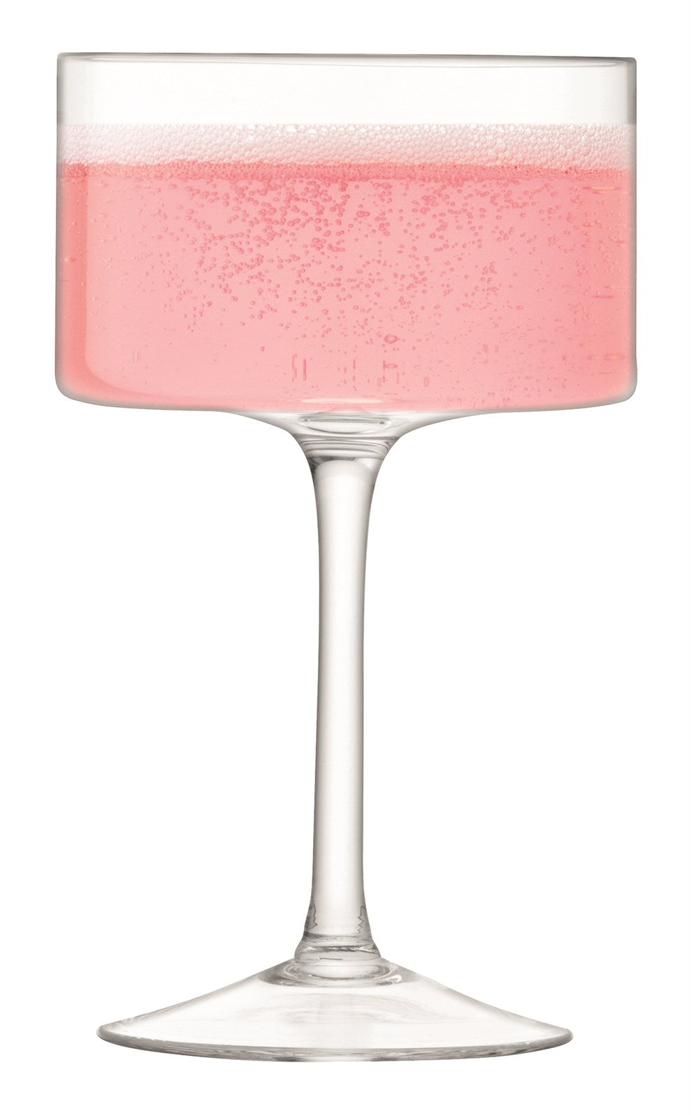 Stilvolles 2er Set Otis Sektschalen von LSA, 280ml, aus klarem Glas, perfekt für Cocktails und Sekt, hochwertig und elegant.