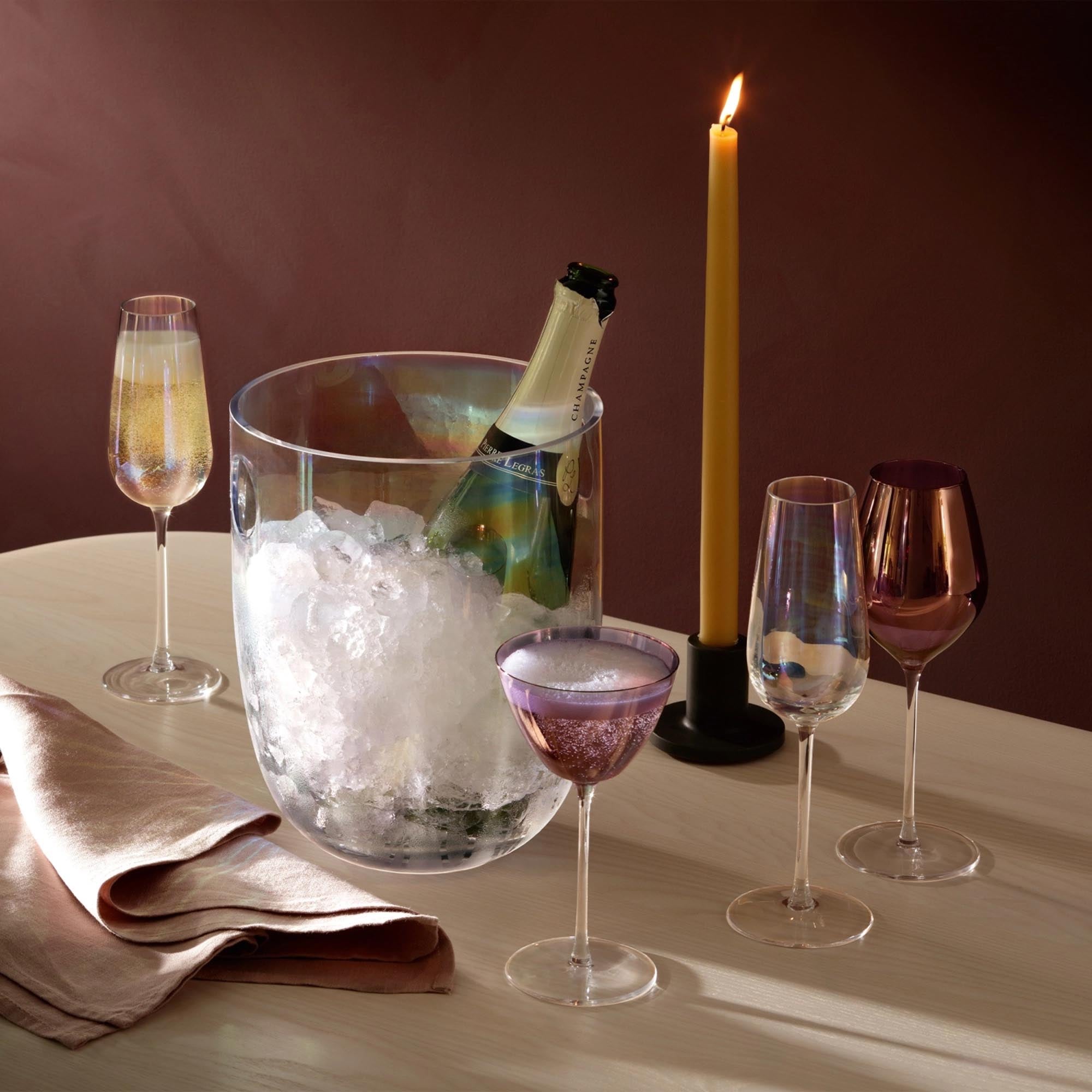 Elegantes LSA Pearl Champagner-Set: 250ml, 24,5cm, perlmuttfarben. Perfekt für stilvolle Anlässe und prickelnde Momente.