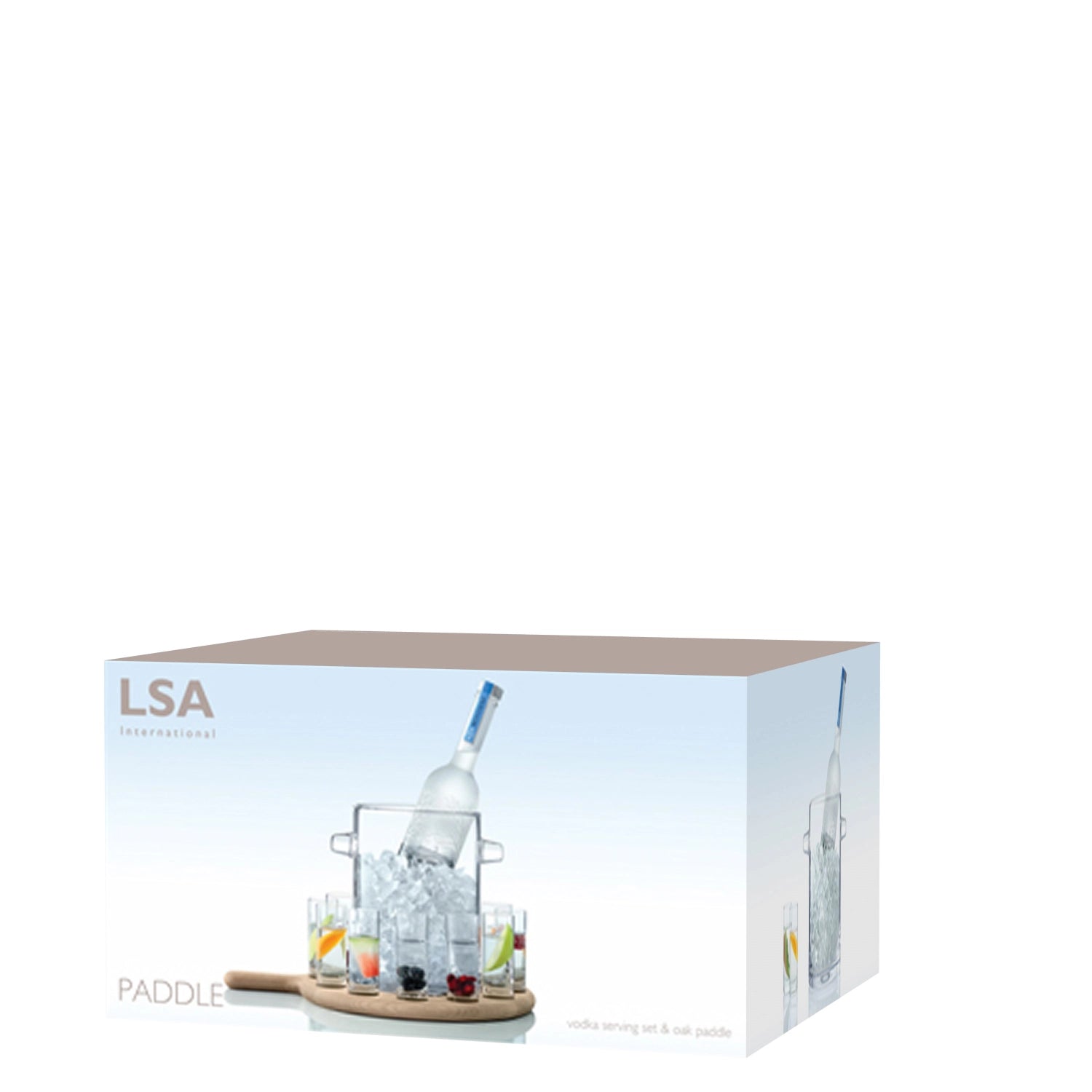 PADDLE VODKA SERVIZIONE SET PAZIONE ALTRO DA OAK L38,5 CM - CONDA