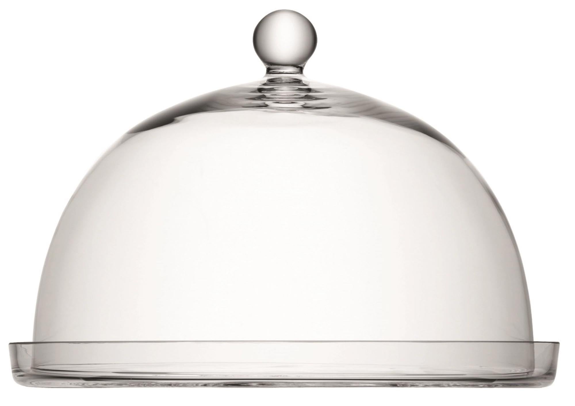 Vienna Platte  Haube Ø33cm Ø30cm H22.5cm - klar in Transparent präsentiert im Onlineshop von KAQTU Design AG. Platte ist von LSA