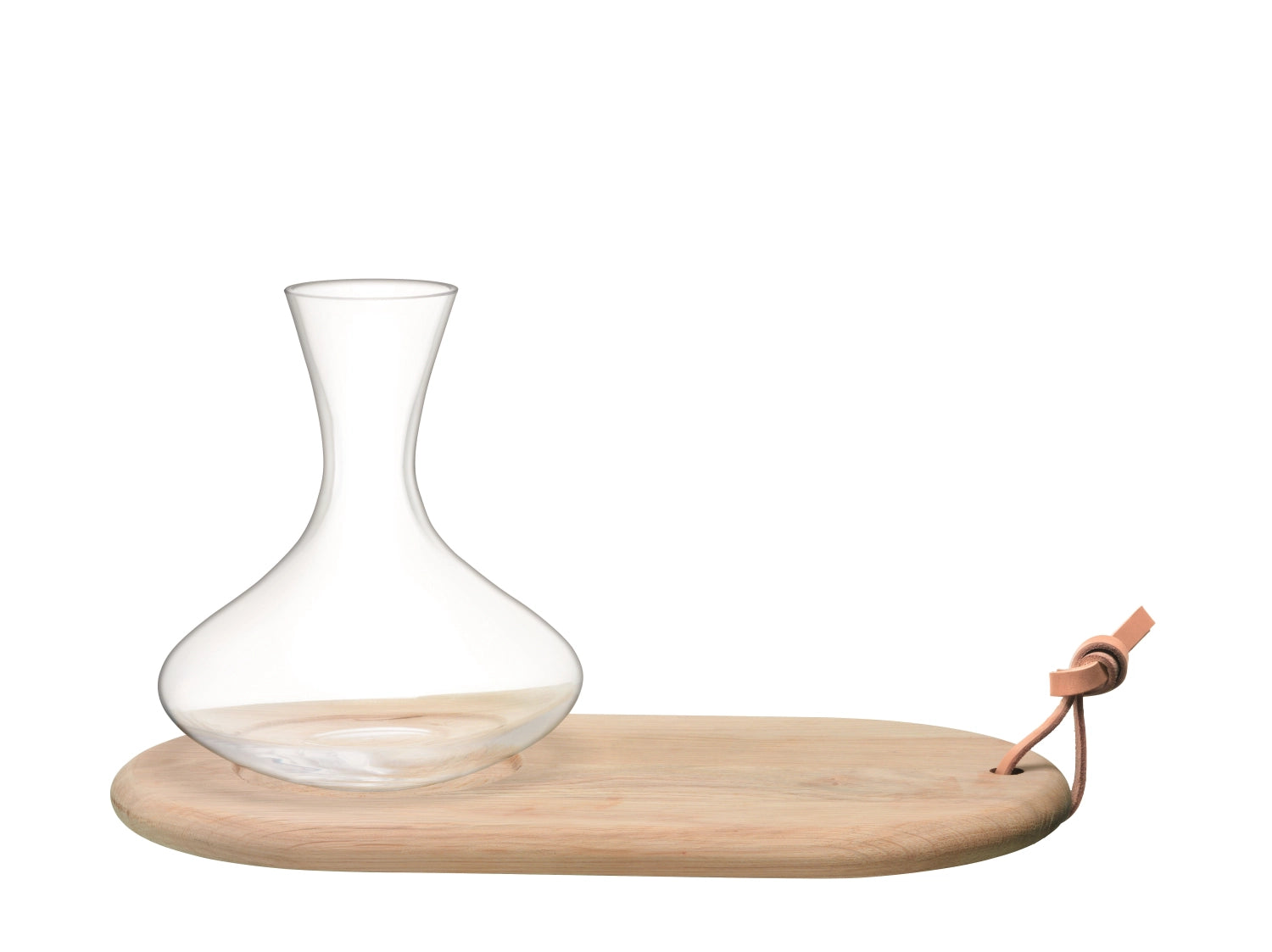 Entdecken Sie die elegante Wine Käseplatte aus Eiche und die 1,4L Wein Karaffe von LSA – perfekt für stilvolle Wein- und Käseverkostungen.