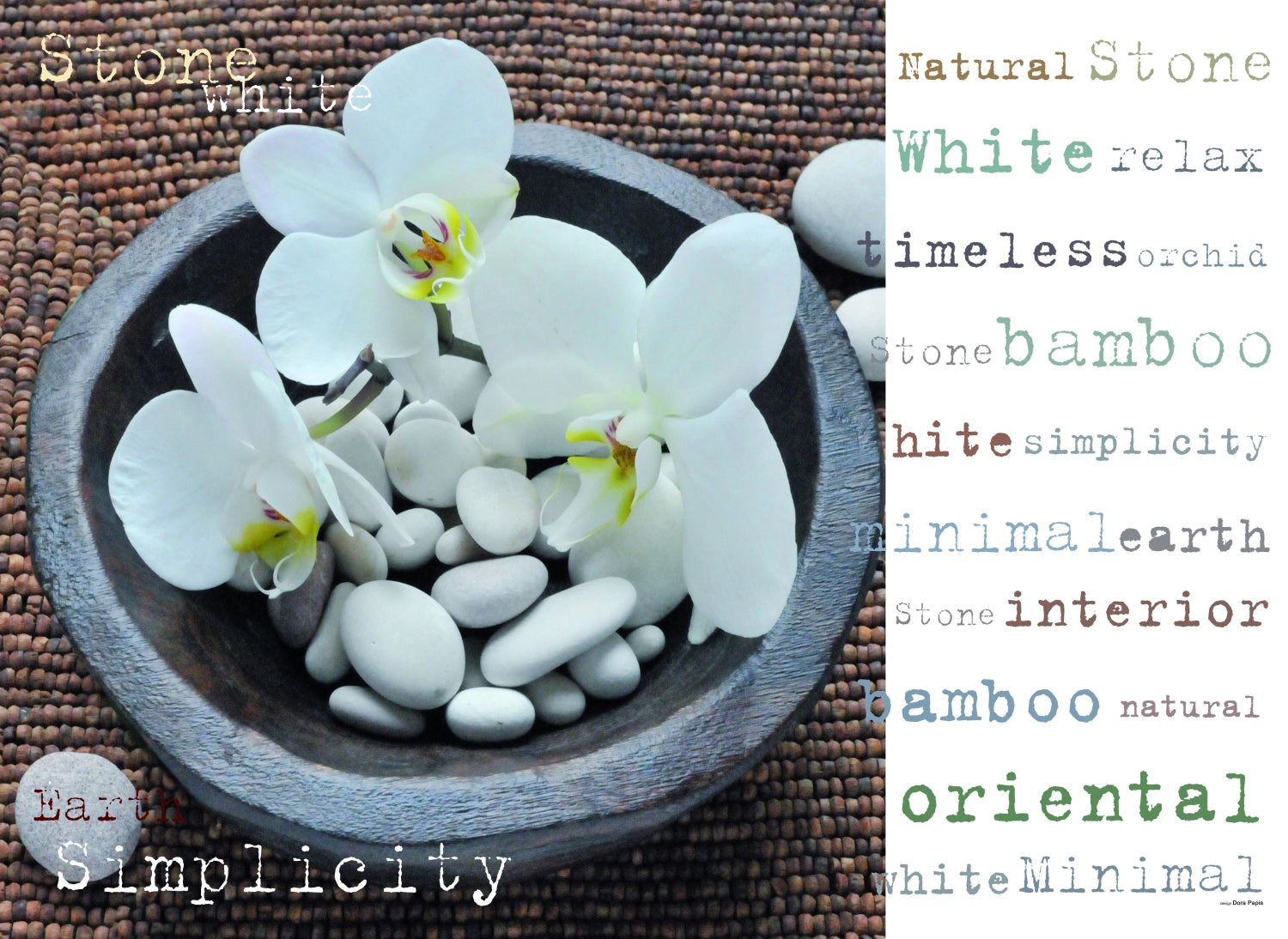 Entdecken Sie das elegante Orchid und Stones Tischset 45x30cm von Easy Life. Ideal für jeden Tisch, pflegeleicht und vielseitig einsetzbar.