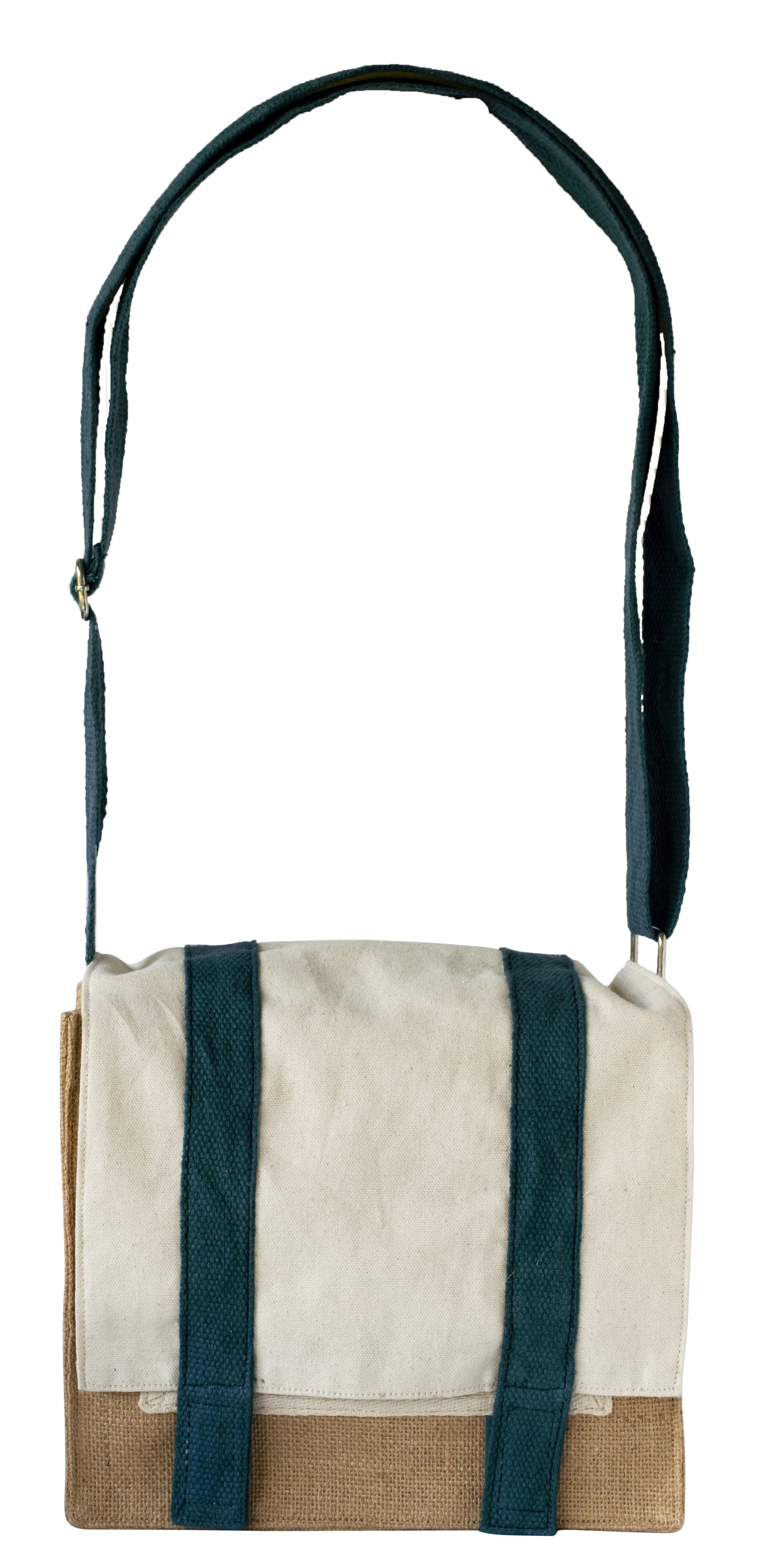 Pebbly Borsa a tracolla naturale, blu scuro 26x22x12cm