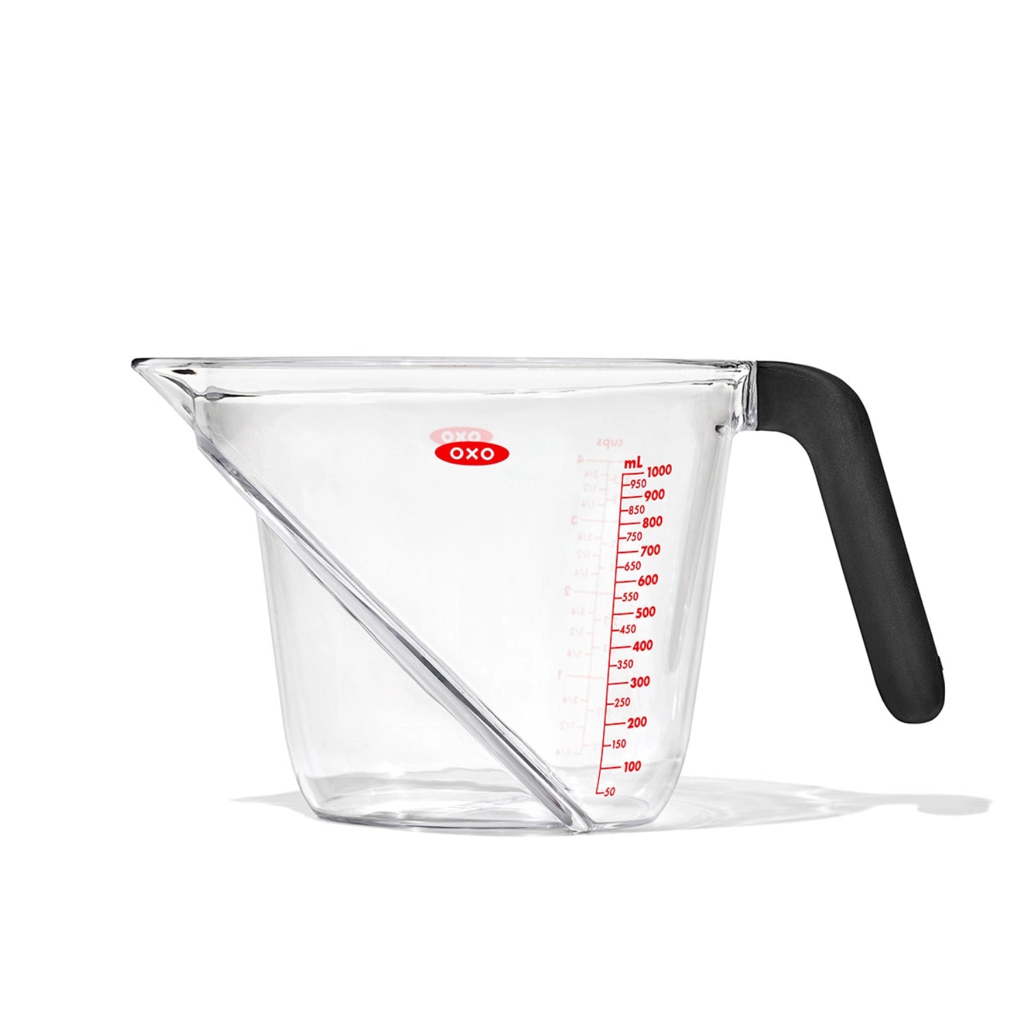 Abgewinkelter Messbecher 1L