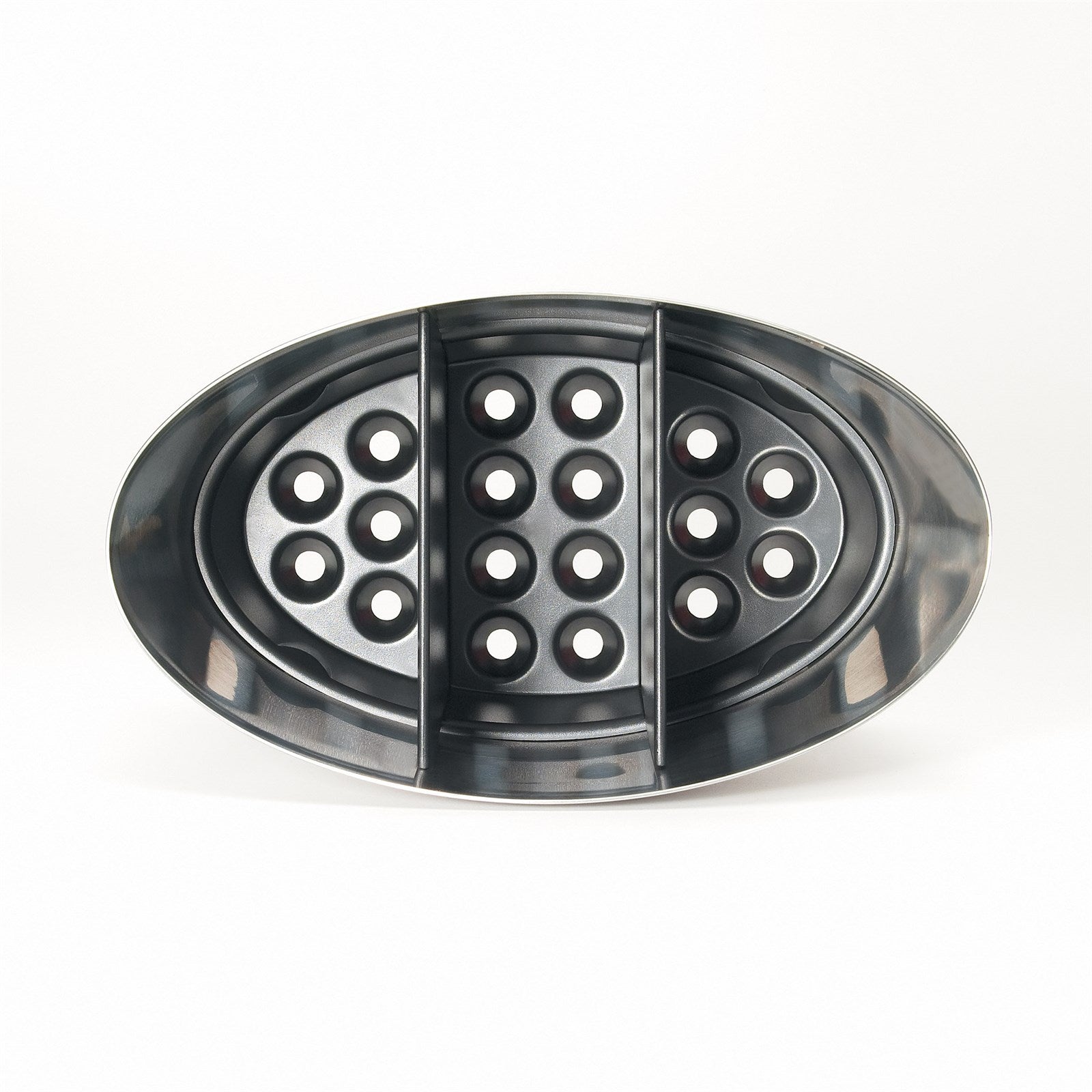 Eleganter OXO Utensilienhalter aus Edelstahl: Funktional, langlebig, mit rutschfester Basis und grossem Fassungsvermögen. Perfekt für jede Küche!