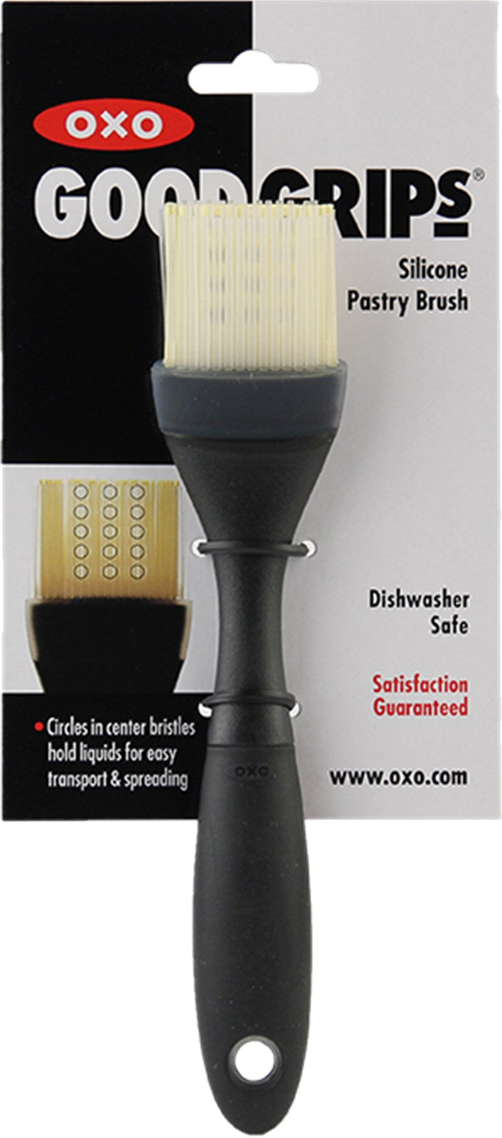 Der OXO Silikon-Backpinsel (3.8 cm) ist hitzebeständig, flexibel, ergonomisch und spülmaschinenfest – ideal für präzises Backen und Kochen.