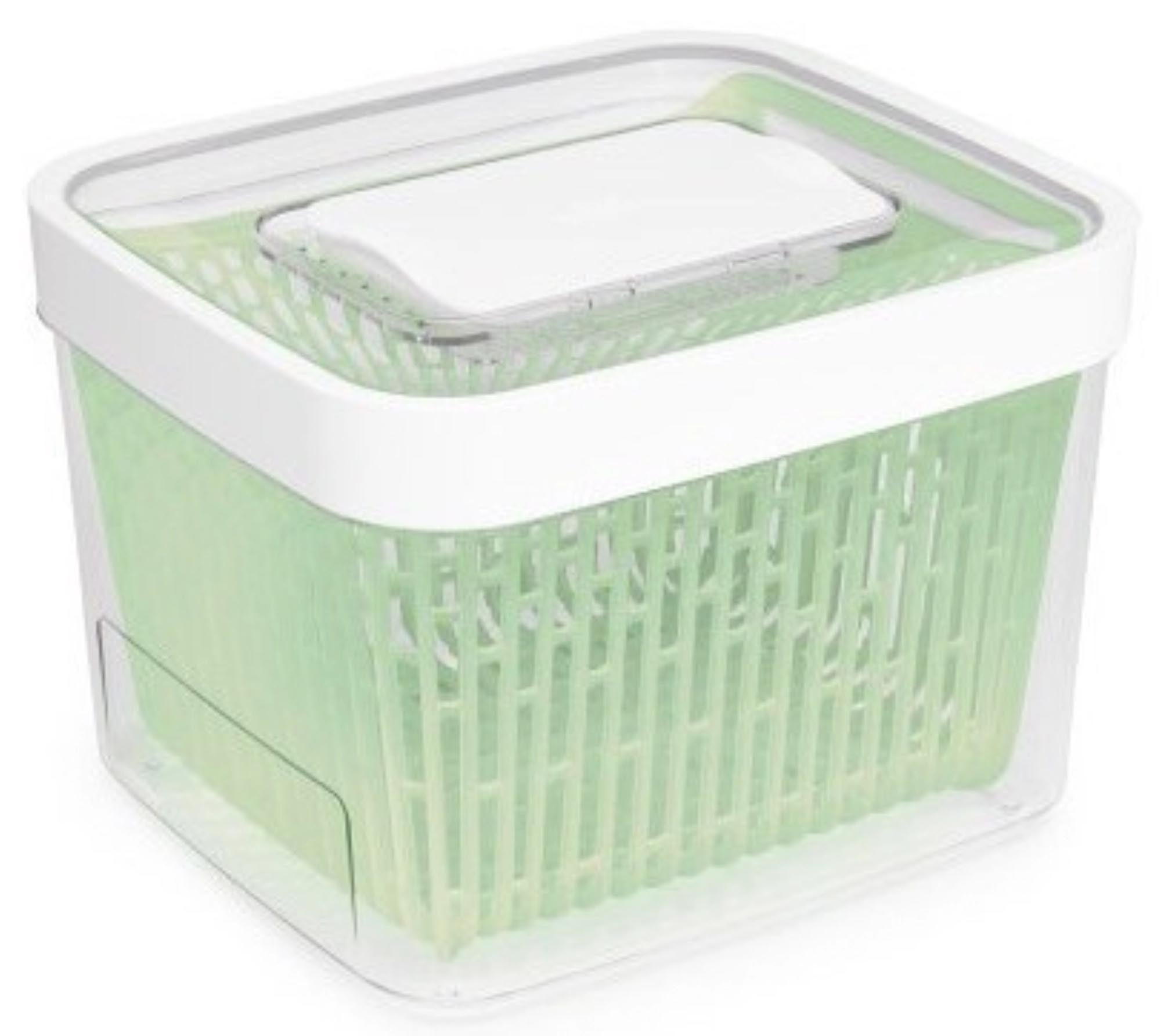 Greensaver Aufbewahrungsbehälter von OXO, 22x19x15,4 cm, mit Aktivkohlefilter für frische Lebensmittel, luftdicht und langlebig.