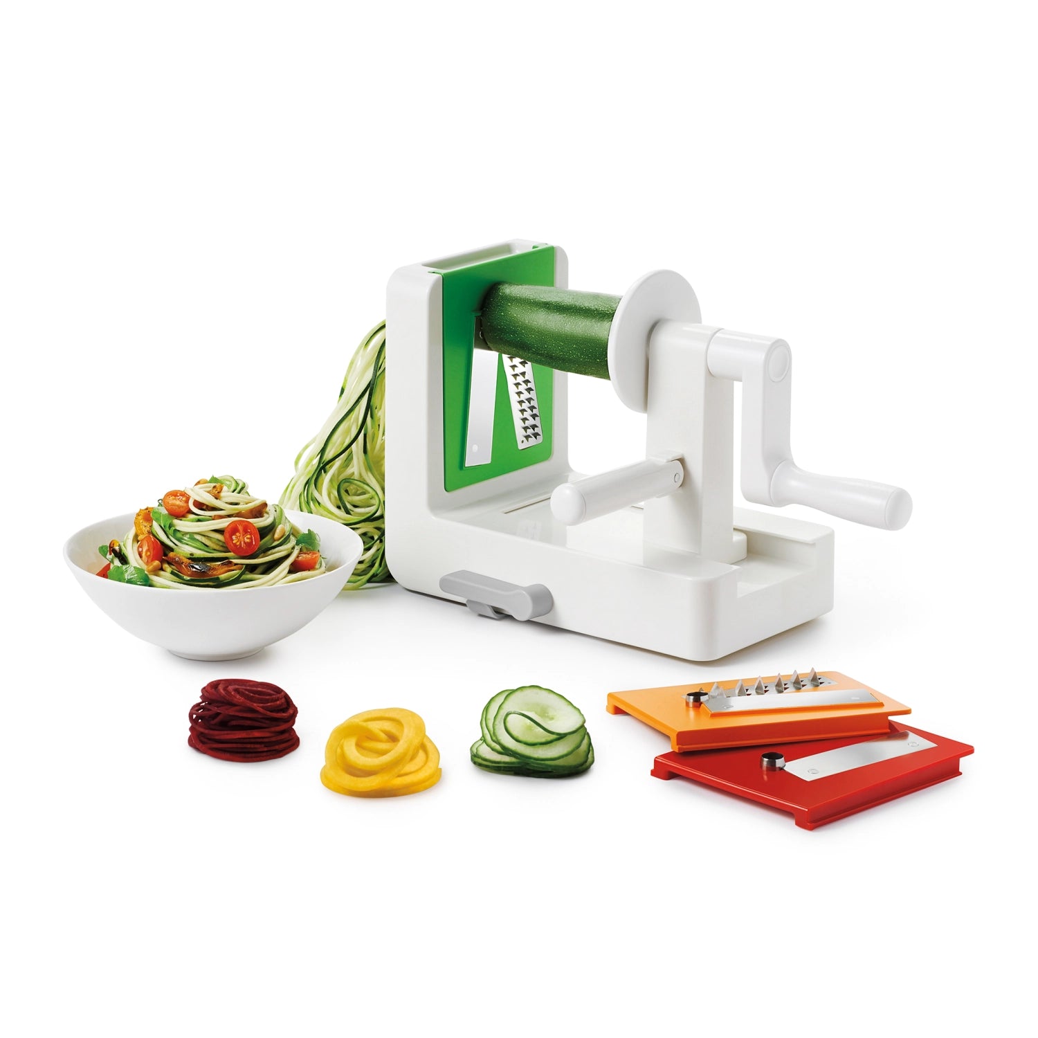 Verdure spiralizzateschneider con 3 inserti, 24,7x15,8x20,9cm