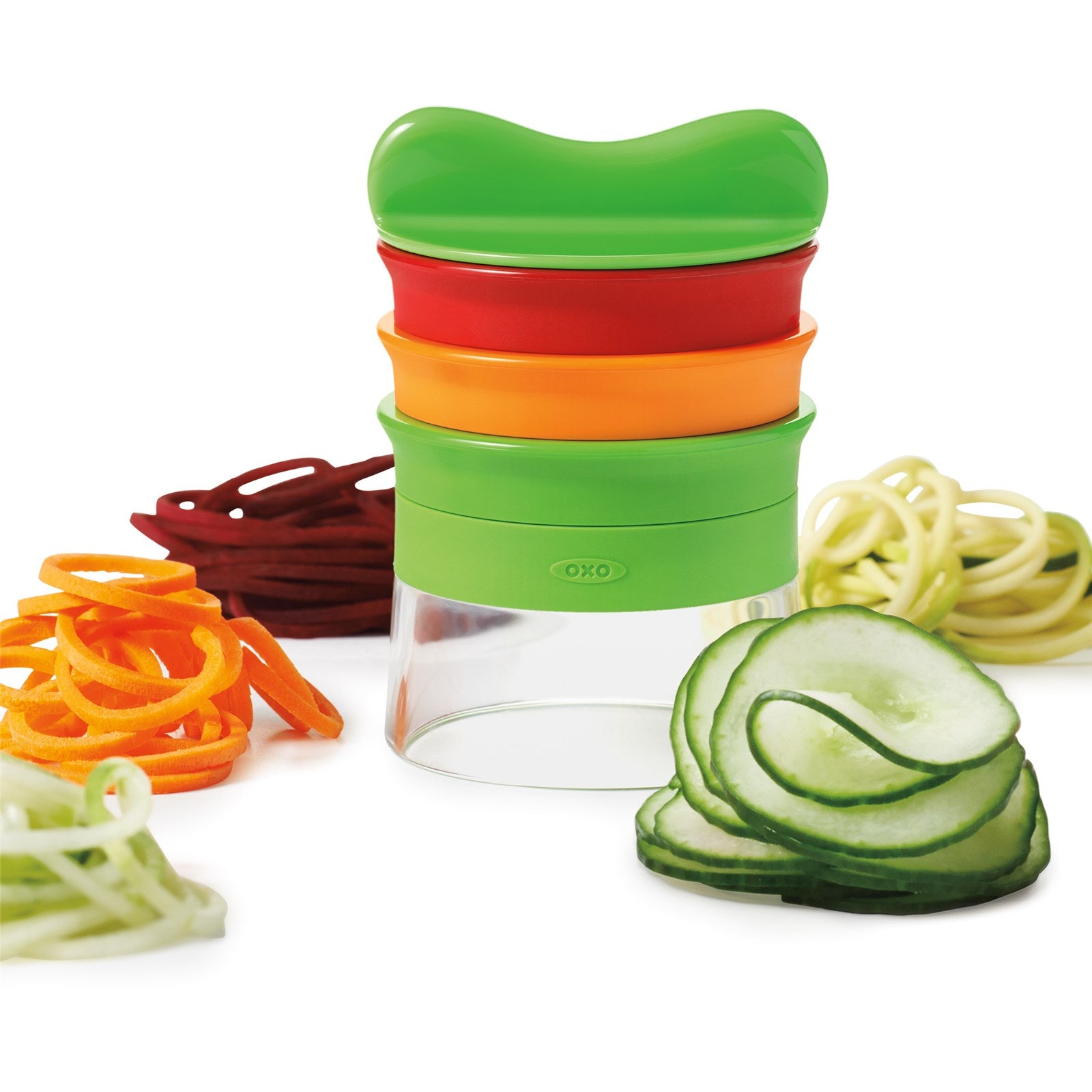 OXO Hand-Spiralizer: Zaubern Sie gesunde Gemüsespiralen im Nu.