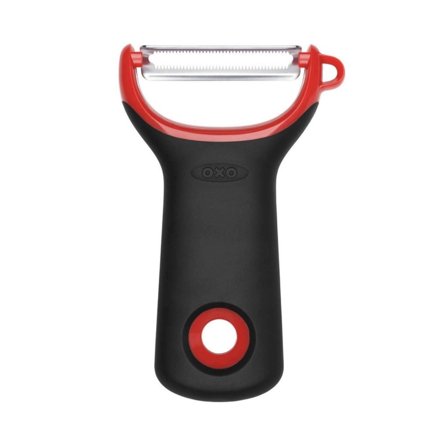 Vielseitiges 3er Set OXO Good Grips Y Schäler in lebhaften Farben, ideal für schnelles und einfaches Schälen von Obst und Gemüse mit ergonomischem Design.