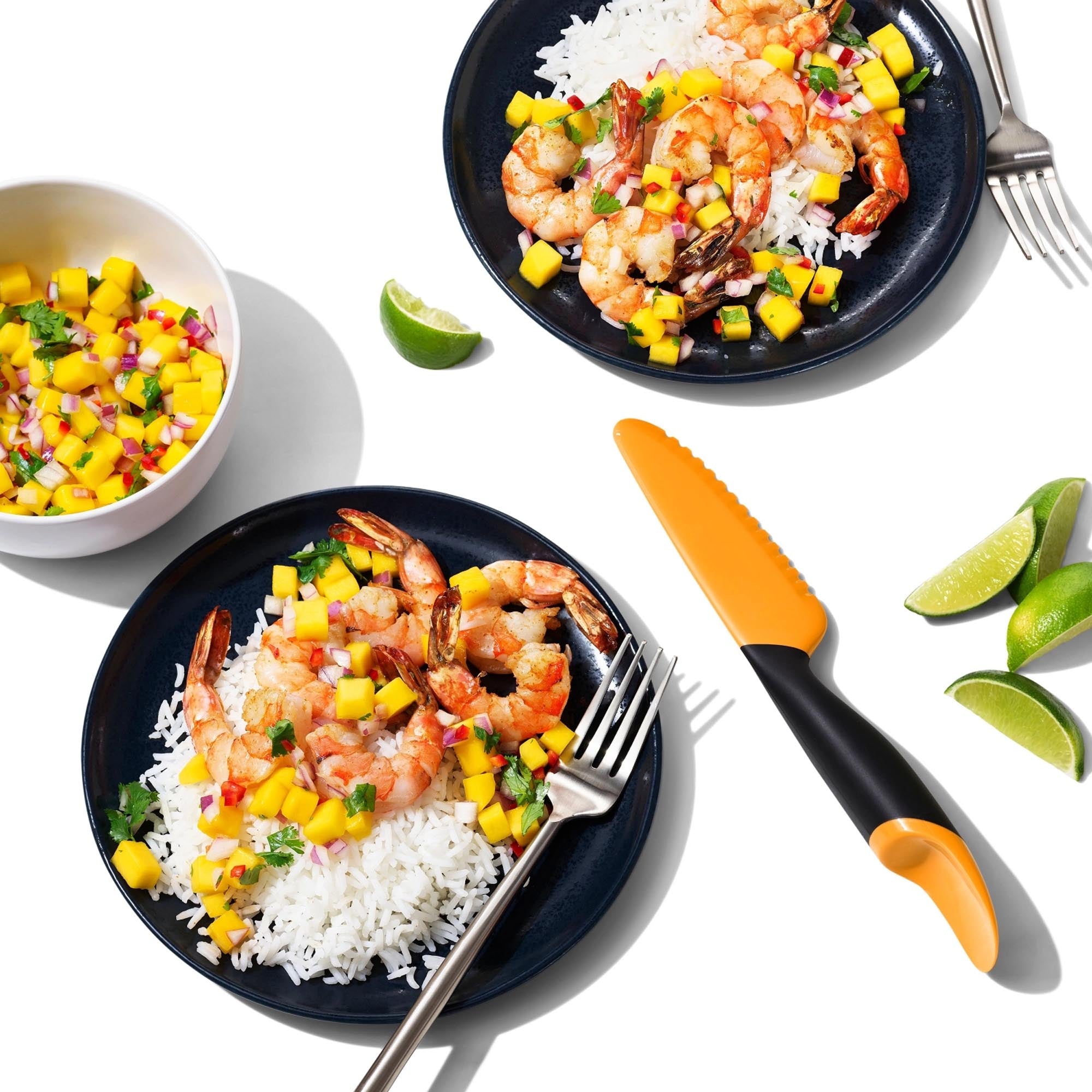 Entdecken Sie den OXO GG Mangoschneider mit Portionierer – Ihr idealer Küchenhelfer für müheloses Schneiden und Portionieren von saftigen Mangos!