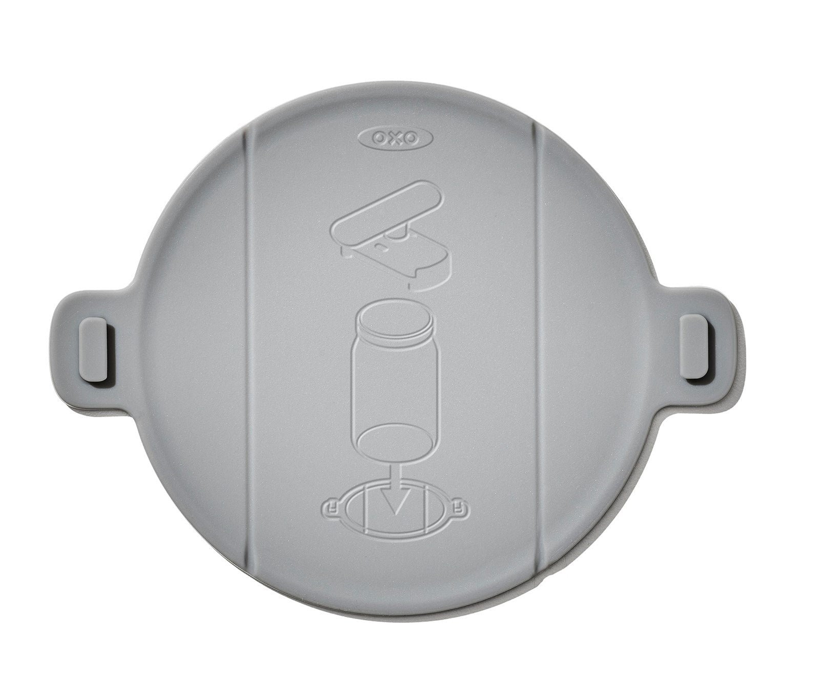 OXO Glasöffner: Sicherer Halt und einfaches Öffnen mit Antirutsch-Matte.