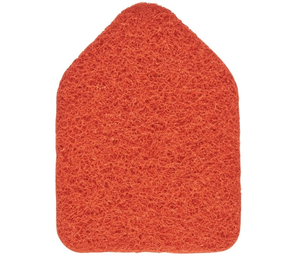 Roter Ersatzschrubber aus Kunststoff von OXO, rechteckige Form, Ersatzteil für Schrubber-Modell 12126100, Grösse 15.2 x 11 x 2.5 cm.