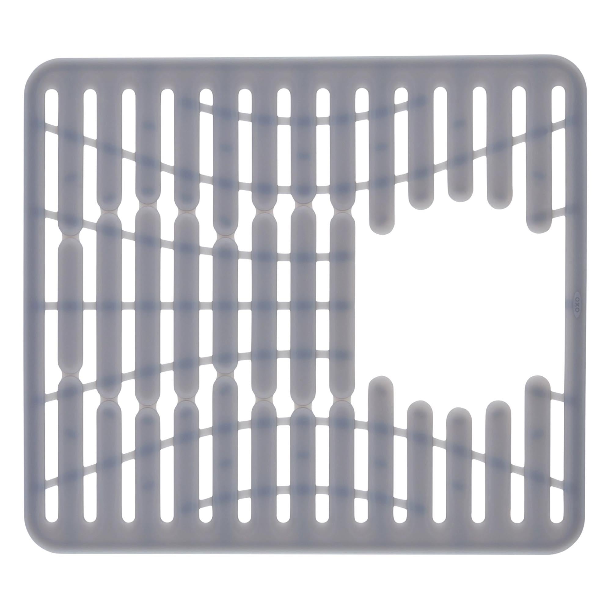 OXO Spülbeckenmatte, Silikon, grau, 32x28 cm, schützt und schont.
