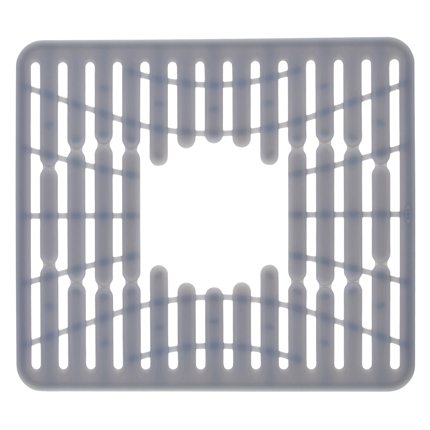 Silicone sink mat, gray, small, 32x28 cm