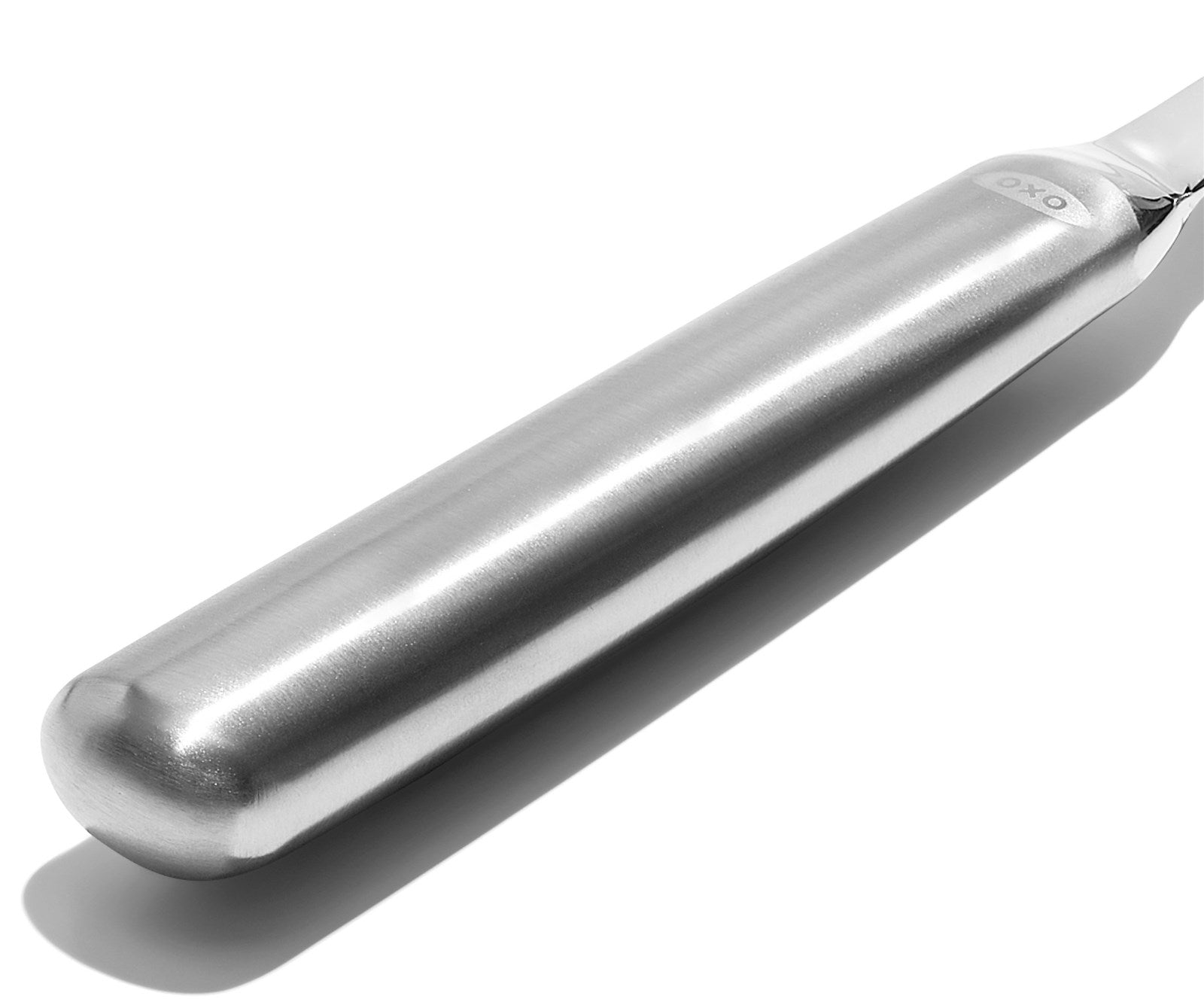 Eleganter 28cm Servierlöffel aus Edelstahl mit Schlitzen, ideal zum Abtropfen und Servieren, ergonomisch und spülmaschinenfest.