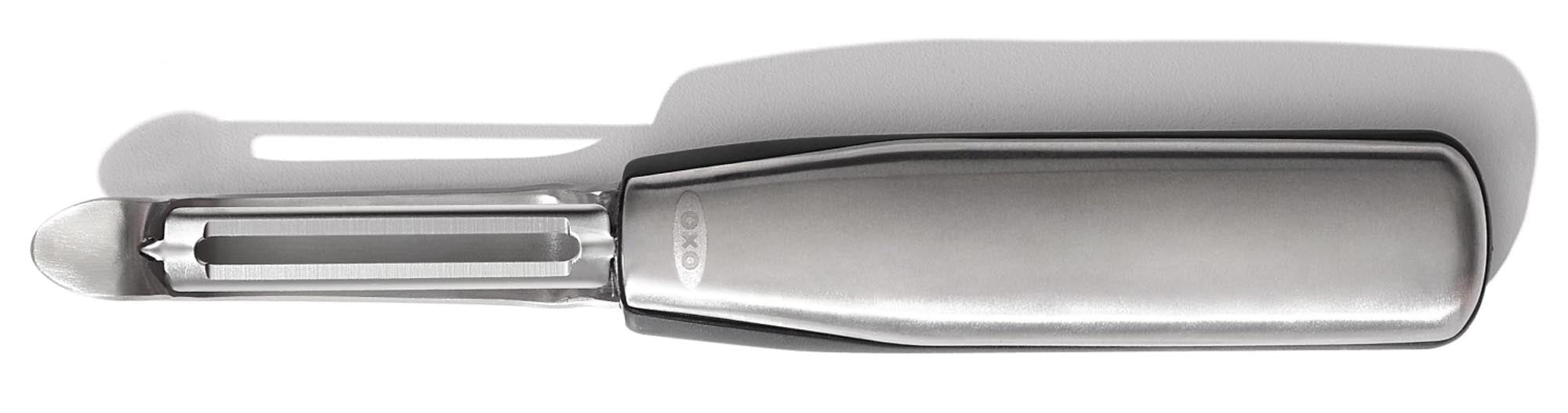 OXO Y-Schäler: Ergonomisch, rostfrei, perfekt für müheloses Schälen.