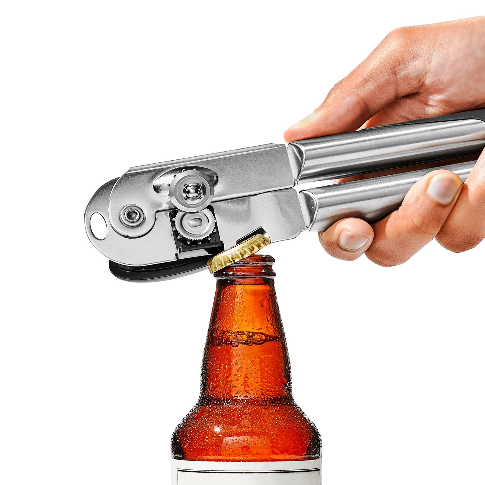 Der OXO Good Grips Dosenöffner vereinfacht das Öffnen von Dosen. Mit ergonomischem Griff, sicherer Handhabung und elegantem Design ist er ein Must-Have in jeder Küche.