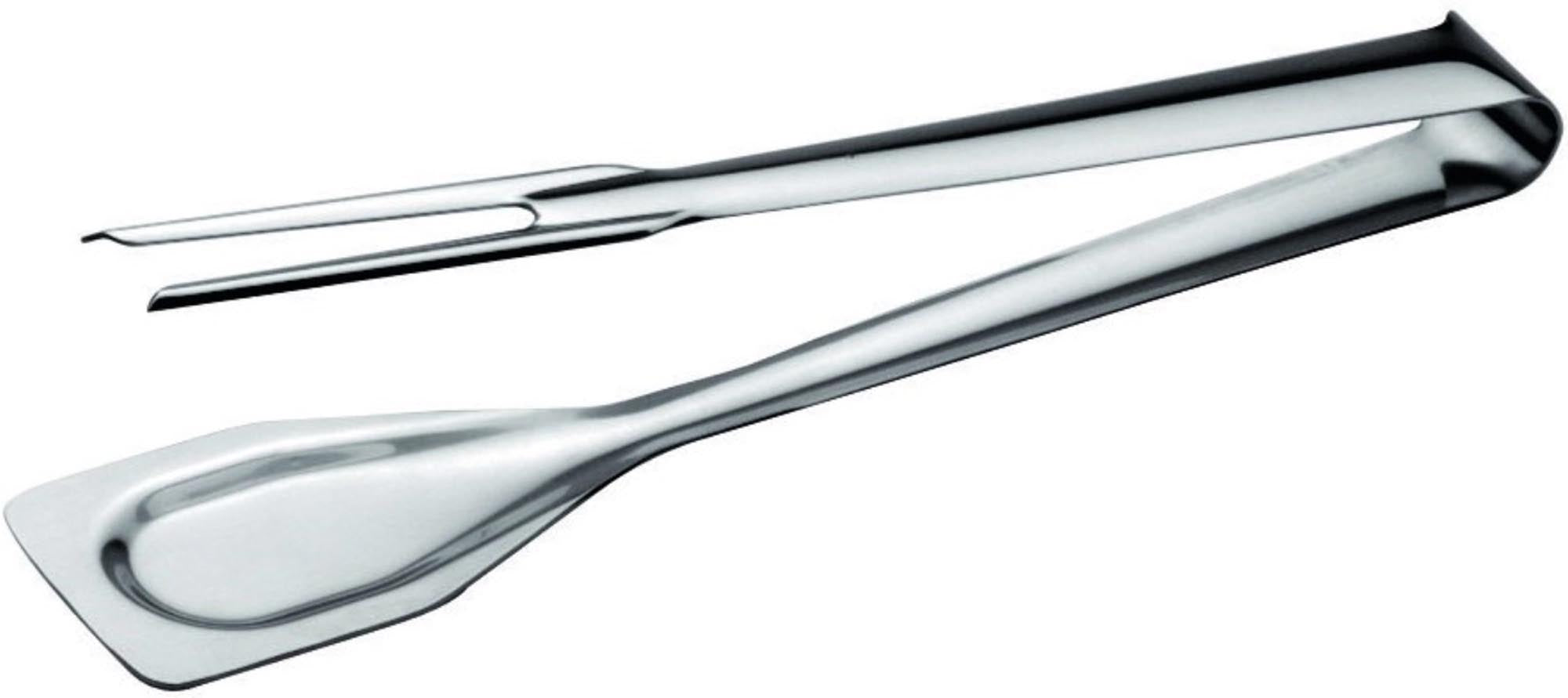 Entdecken Sie die Patisseriezange von Piazza: Hochwertiger 18/10 Edelstahl, ergonomisches Design, ideal für Desserts und vielseitige Anwendungen.