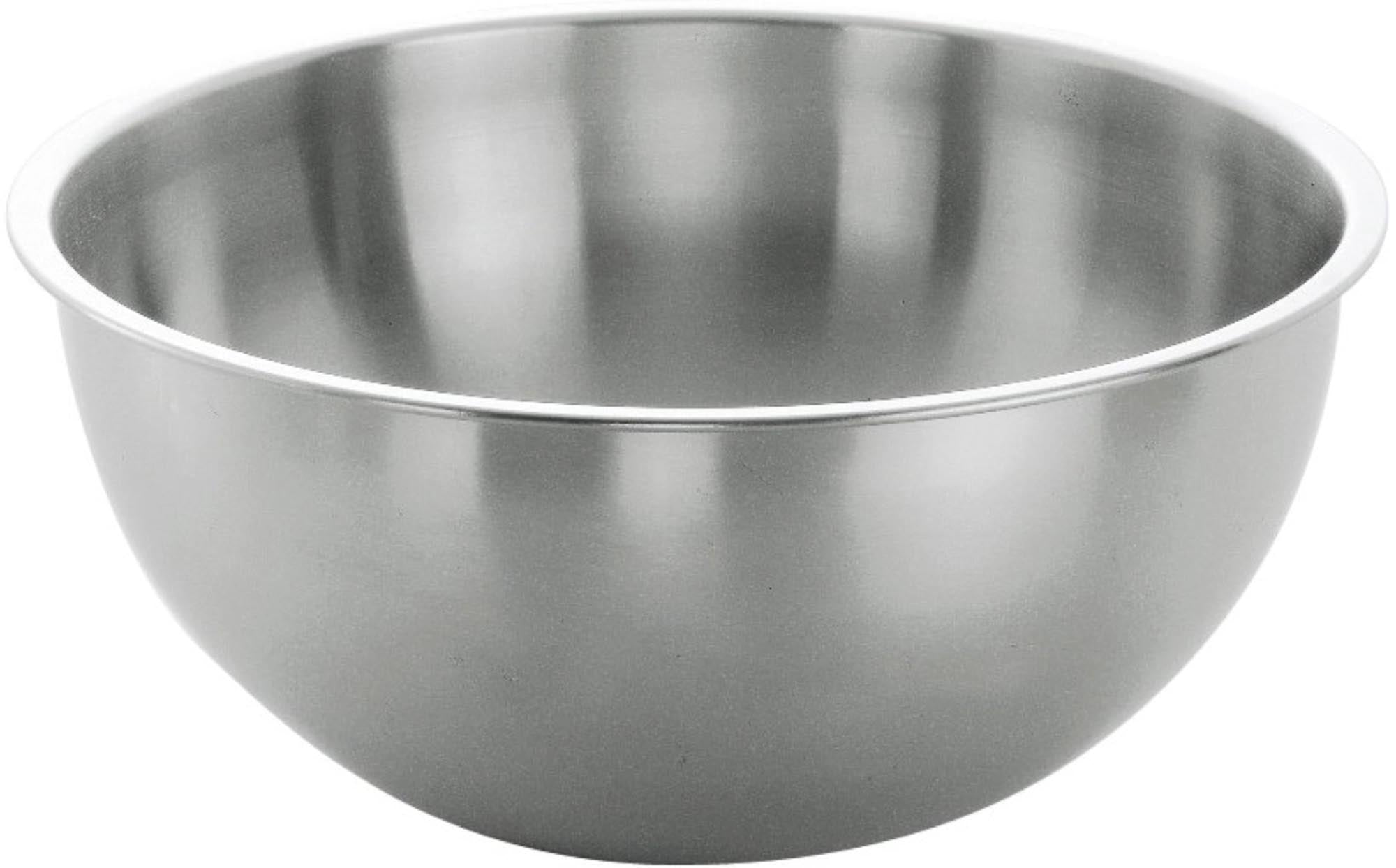 Hochwertige Konditorenschüssel von Piazza, ideal für Backen und Kochen, aus robustem Edelstahl gefertigt.