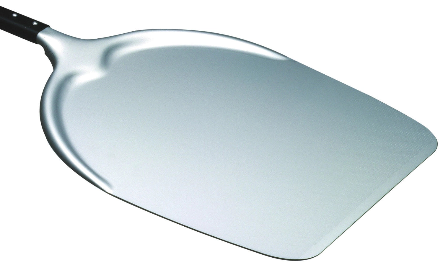 Pizza peel 40x40cm with black handle length total 194cm