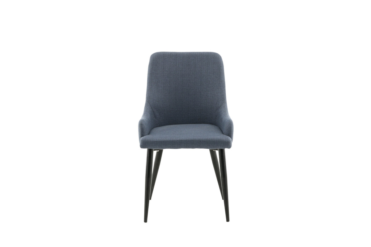 Plaza Stuhl in Blau / Schwarz präsentiert im Onlineshop von KAQTU Design AG. Stuhl ist von Venture Home