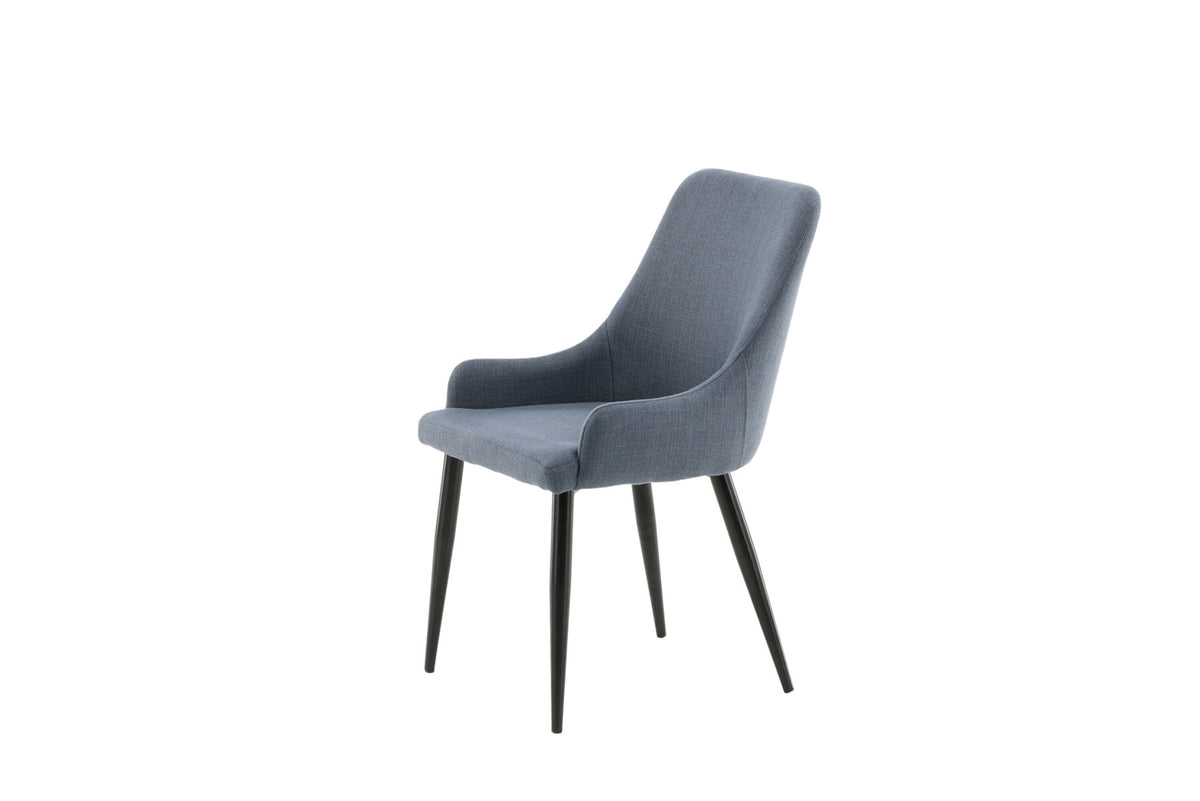 Plaza Stuhl in Blau / Schwarz präsentiert im Onlineshop von KAQTU Design AG. Stuhl ist von Venture Home