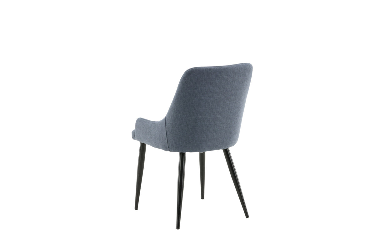 Plaza Stuhl in Blau / Schwarz präsentiert im Onlineshop von KAQTU Design AG. Stuhl ist von Venture Home