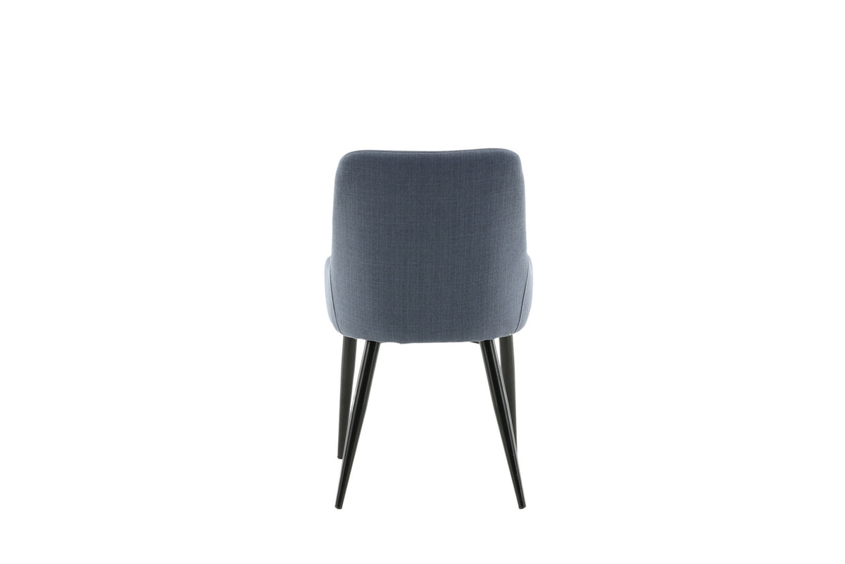 Plaza Stuhl in Blau / Schwarz präsentiert im Onlineshop von KAQTU Design AG. Stuhl ist von Venture Home