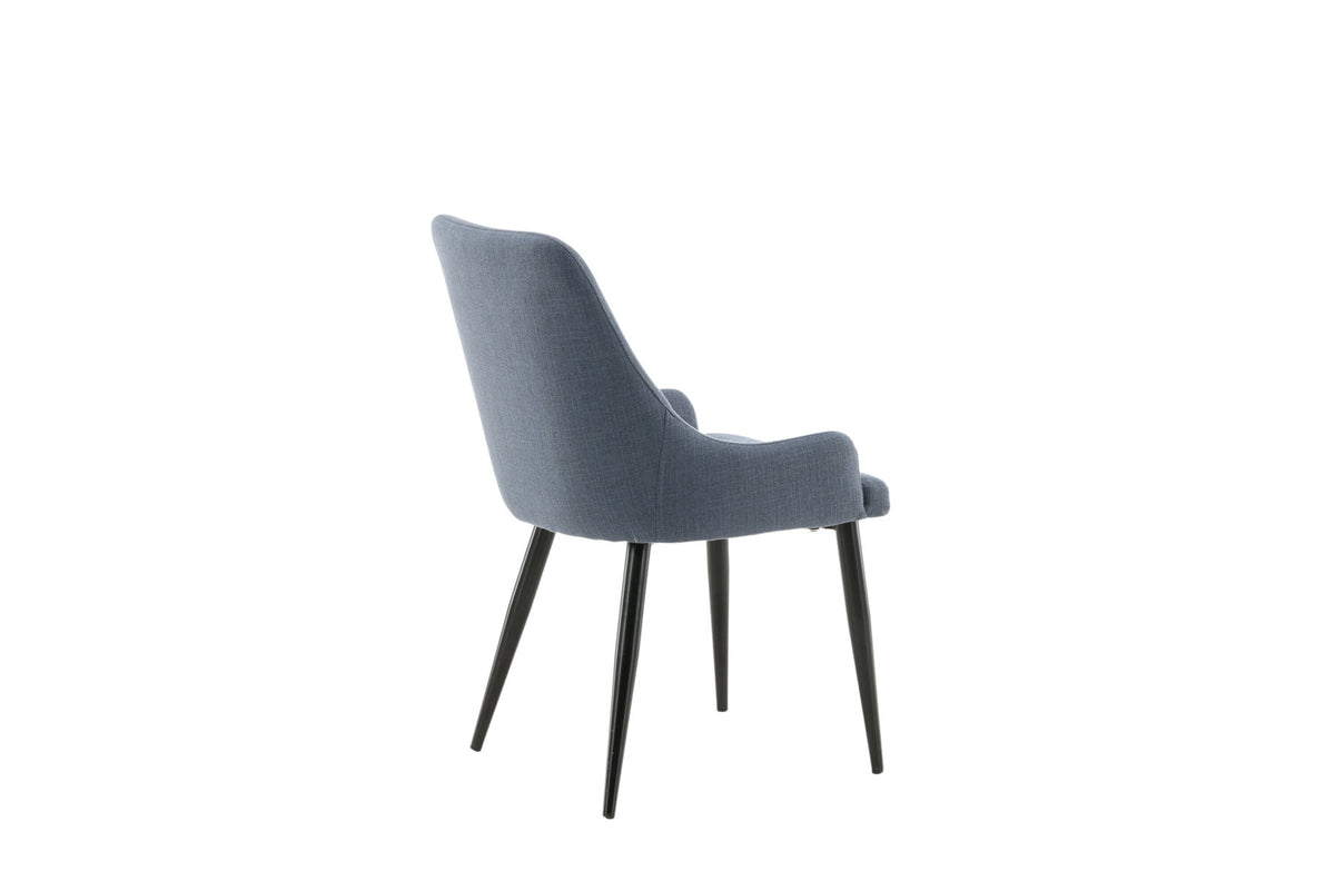 Plaza Stuhl in Blau / Schwarz präsentiert im Onlineshop von KAQTU Design AG. Stuhl ist von Venture Home