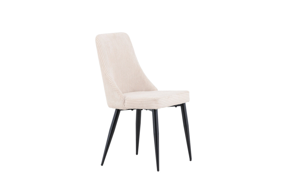 Leone Esszimmerstuhl in Beige präsentiert im Onlineshop von KAQTU Design AG. Stuhl ist von Venture Home