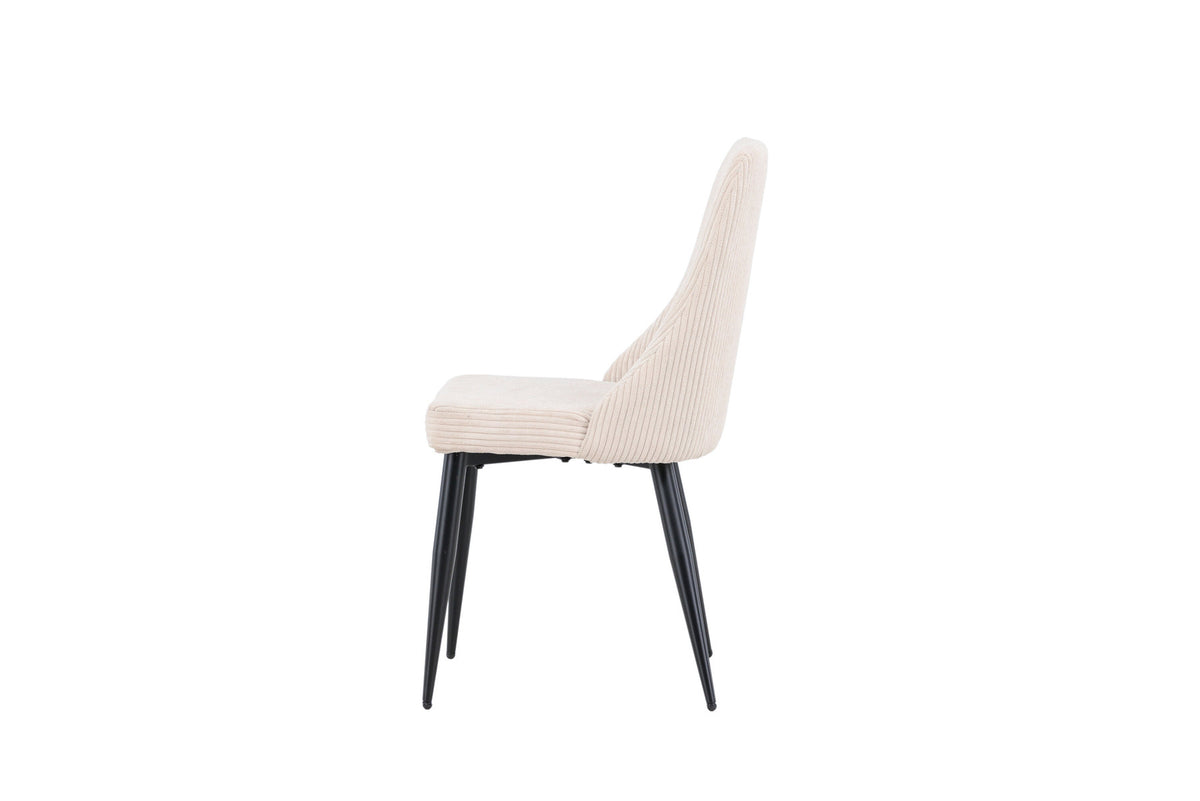 Leone Esszimmerstuhl in Beige präsentiert im Onlineshop von KAQTU Design AG. Stuhl ist von Venture Home