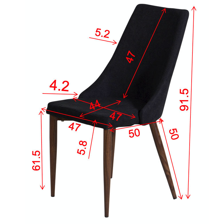 Leone Stuhl in Schwarz präsentiert im Onlineshop von KAQTU Design AG. Stuhl ist von Venture Home
