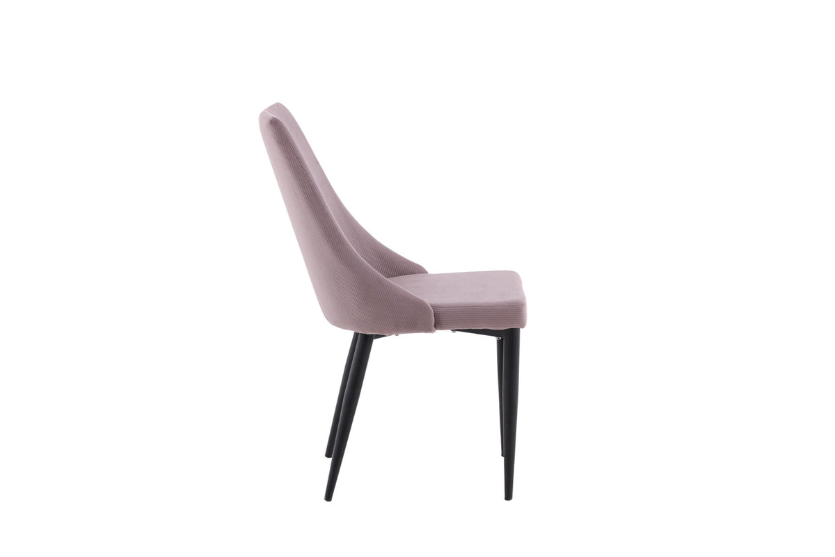 Leone Stuhl in Altrosa präsentiert im Onlineshop von KAQTU Design AG. Stuhl ist von Venture Home