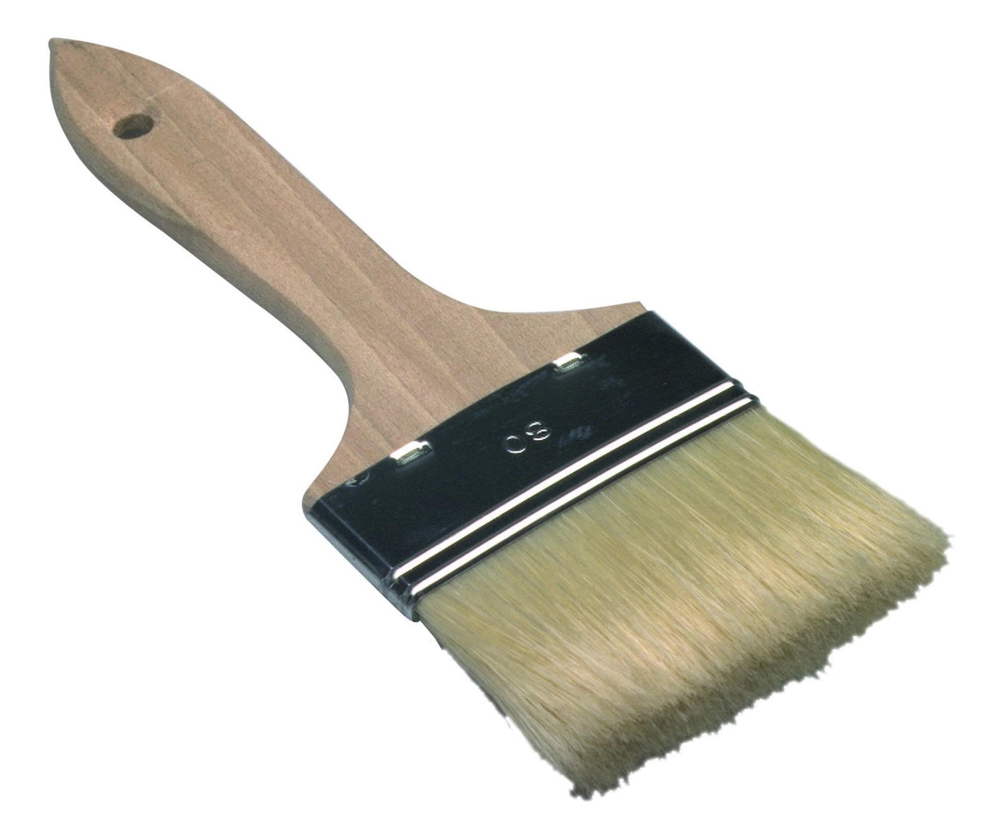 Konditorpinsel 8cm von Piazza: Hochwertiger Holzgriff, weiche Naturborsten, ideal für Glasuren und grosse Flächen. Perfekt für Hobby- und Profibäcker.