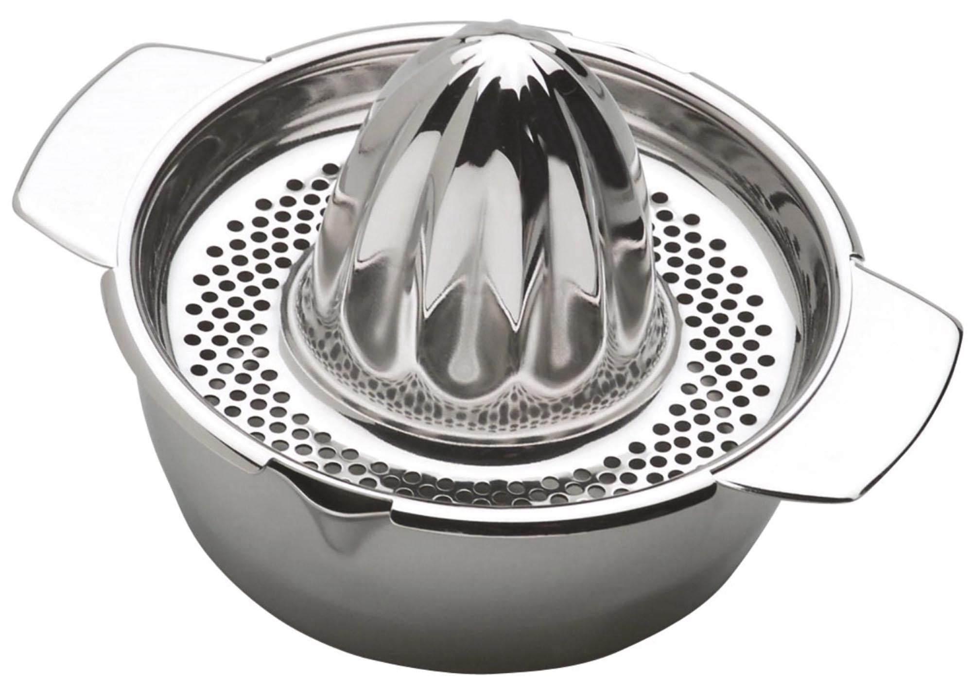 Zitruspresse 0.35lt Edelstahl in Silber präsentiert im Onlineshop von KAQTU Design AG. Küchenhelfer ist von Piazza