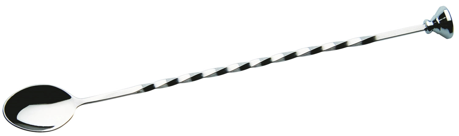 Eleganter Barlöffel von Piazza, 28 cm lang, ideal für das Mixen von Cocktails und Getränken, perfektes Barzubehör für jeden Barkeeper.